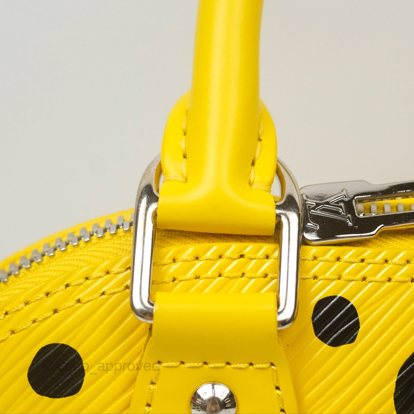 Louis Vuitton x Yayoi Kusama Epi Alma BB Infinity Dots Yellow