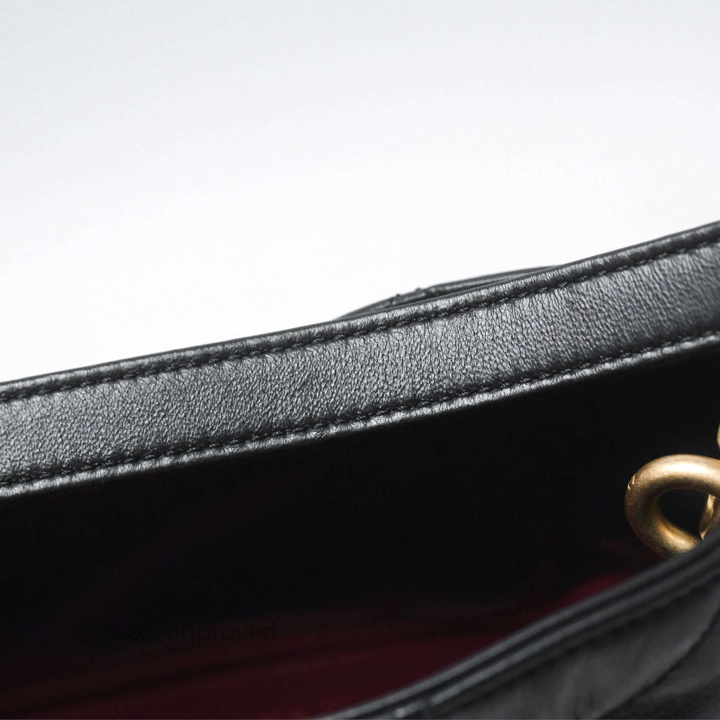 Chanel Enamel CC Bucket Bag Black Lambskin Gold Hardware 22P