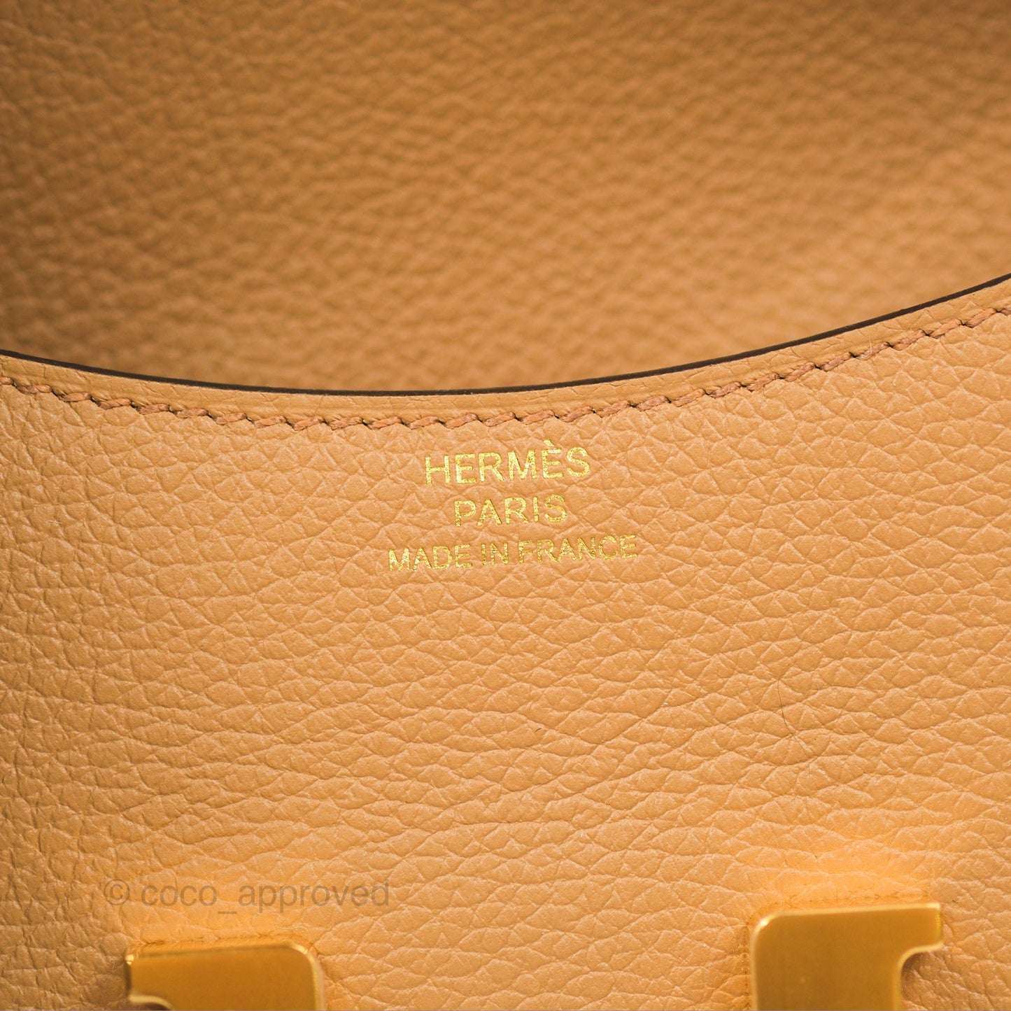 Hermès Constance Slim Wallet Chai/Lime Evercolor Gold Hardware