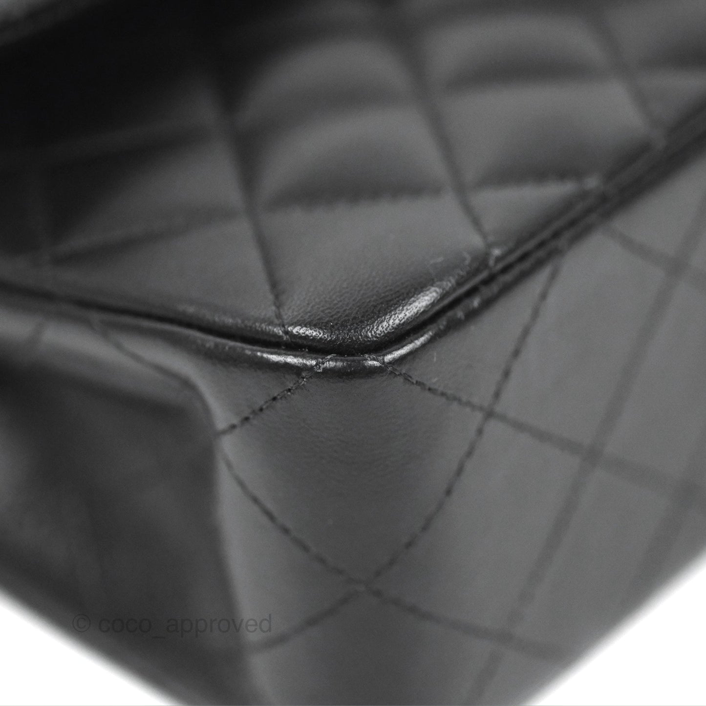 Chanel Small Classic Quilted Flap Black Lambskin Silver Hardware