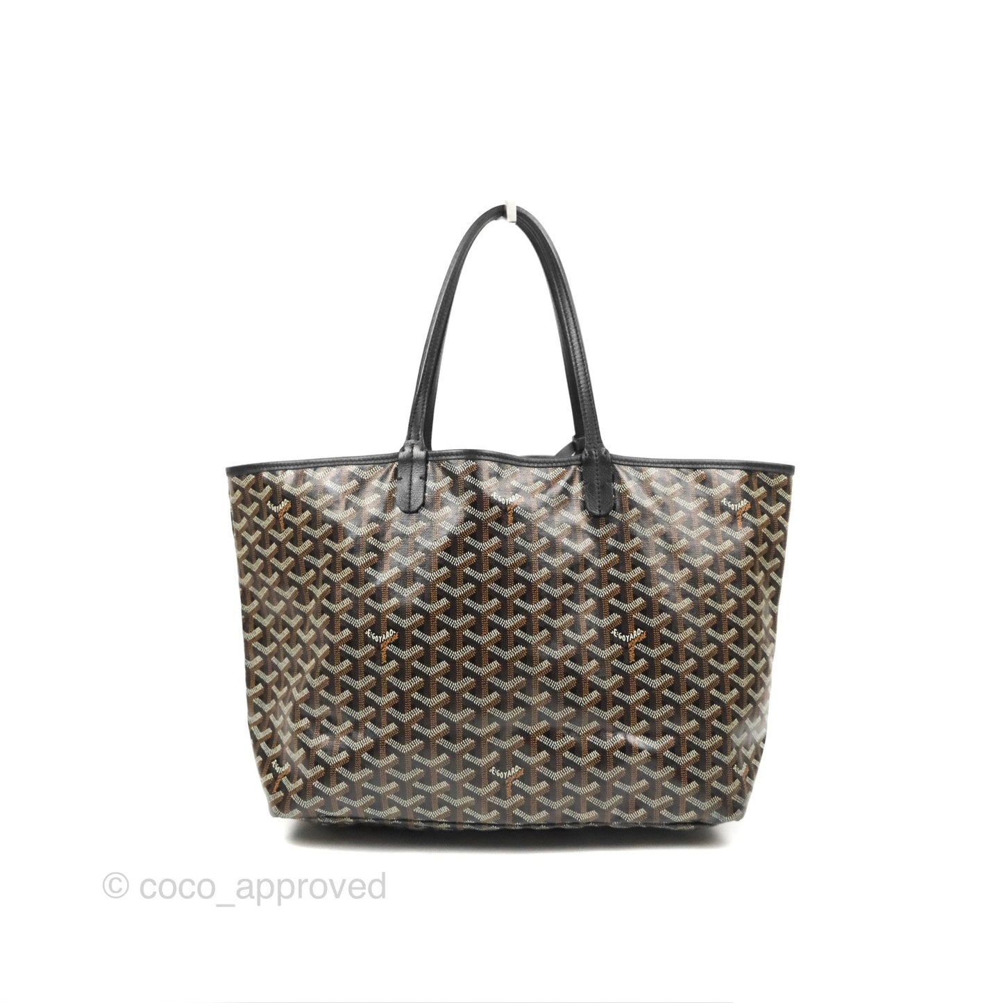 Goyard Saint Louis Black Goyardine Canvas PM⁣⁣⁣⁣⁣⁣⁣⁣⁣⁣⁣⁣⁣⁣⁣⁣⁣⁣⁣⁣