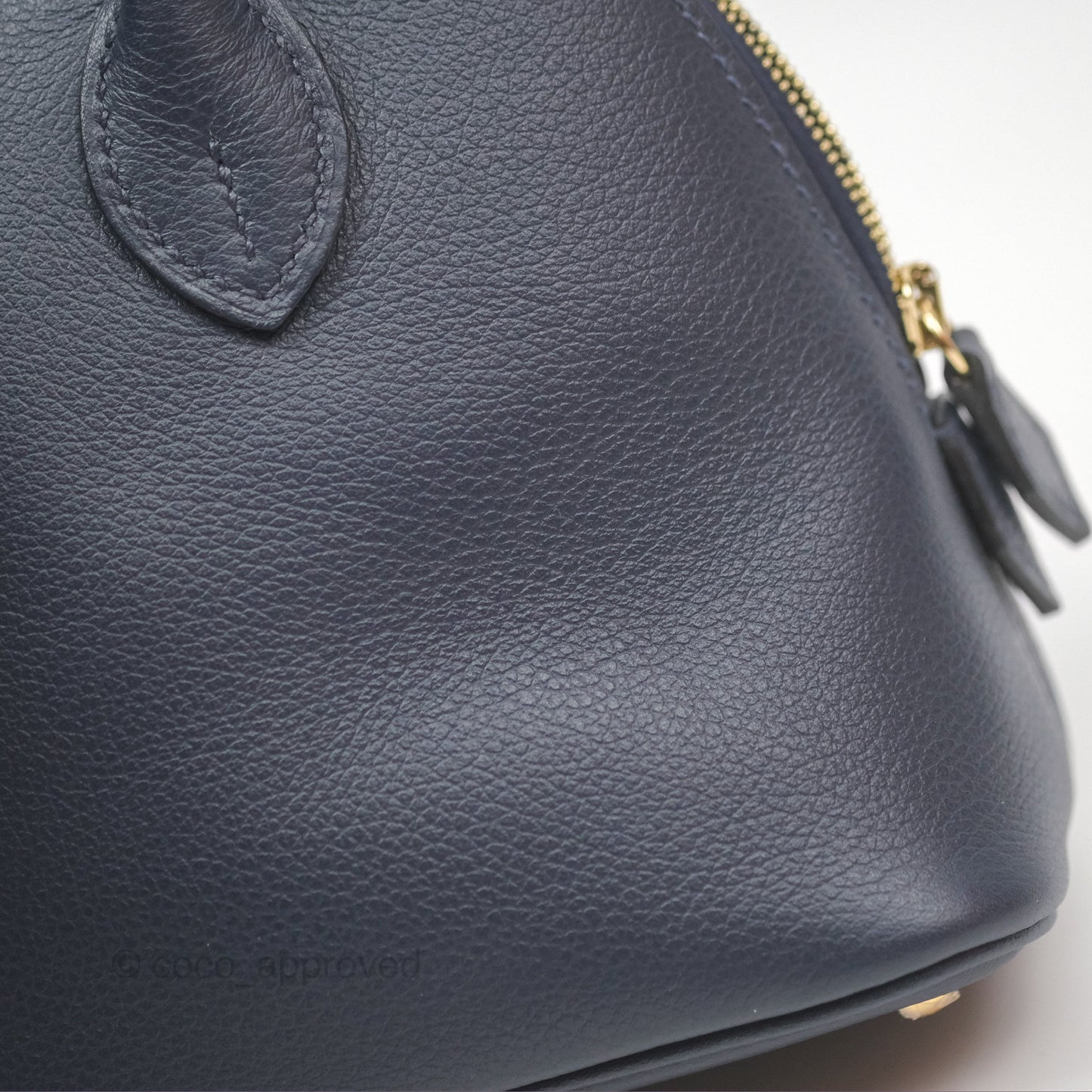 Hermès Bolide Mini 1923 Bleu Nuit 2Z Evercolor Gold Hardware