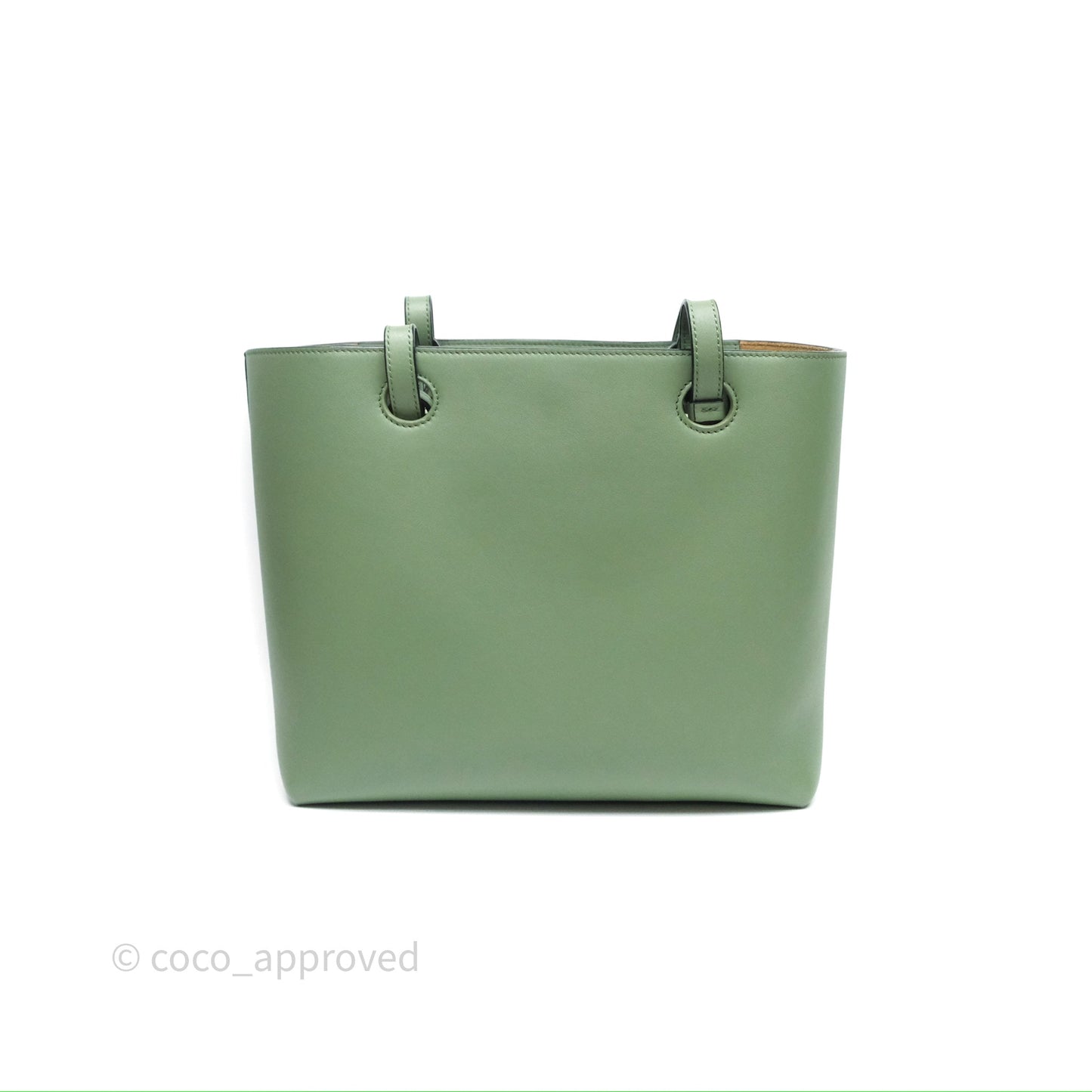 Loewe Small Anagram Tote In Rosemary Green Calfskin