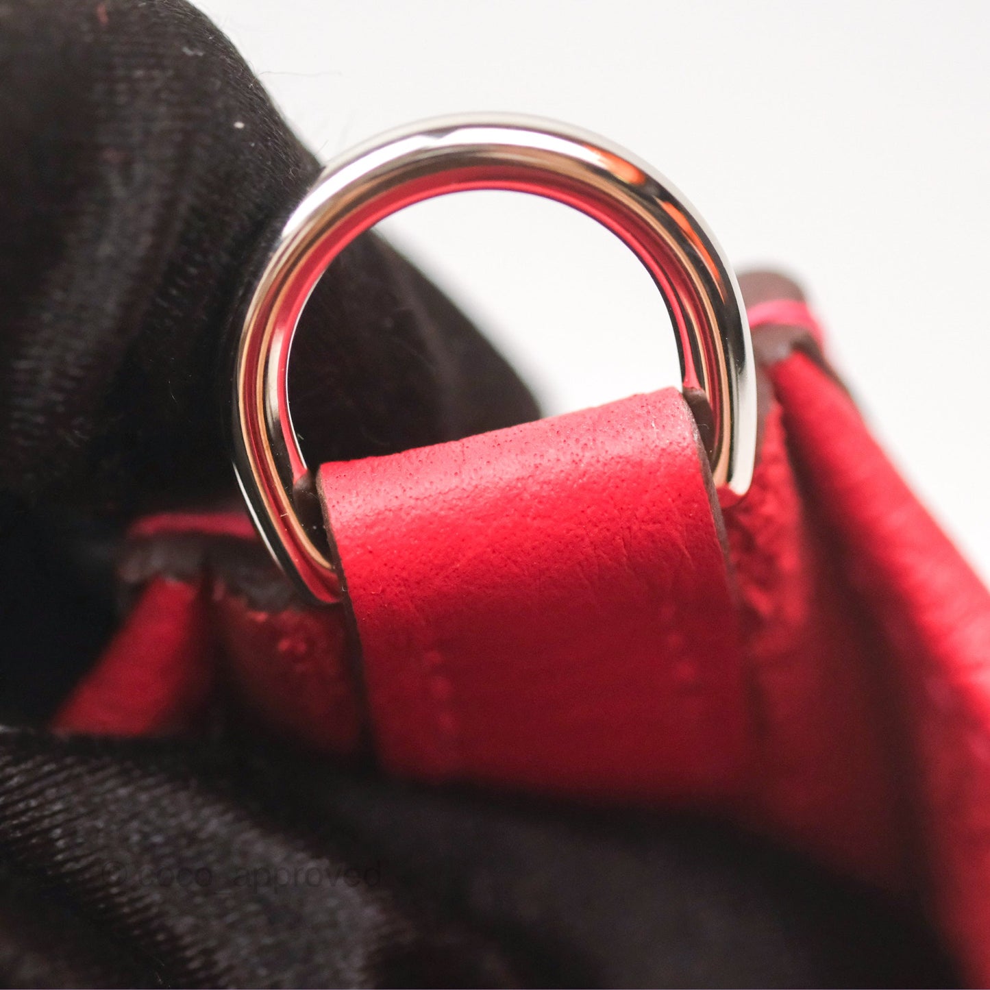 Hermès Mini Evelyne 16 Rouge Clemence Palladium Hardware