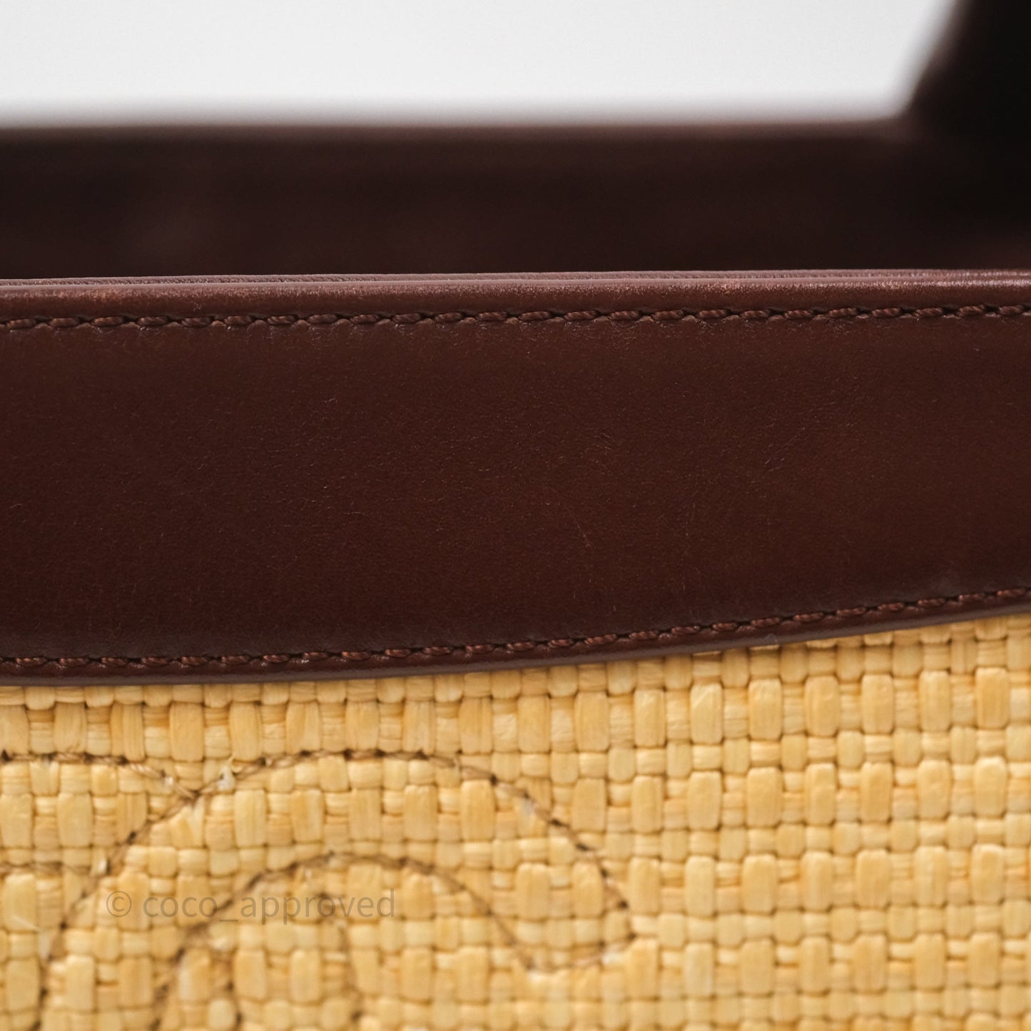 Chanel Vintage Rattan Tote Bag