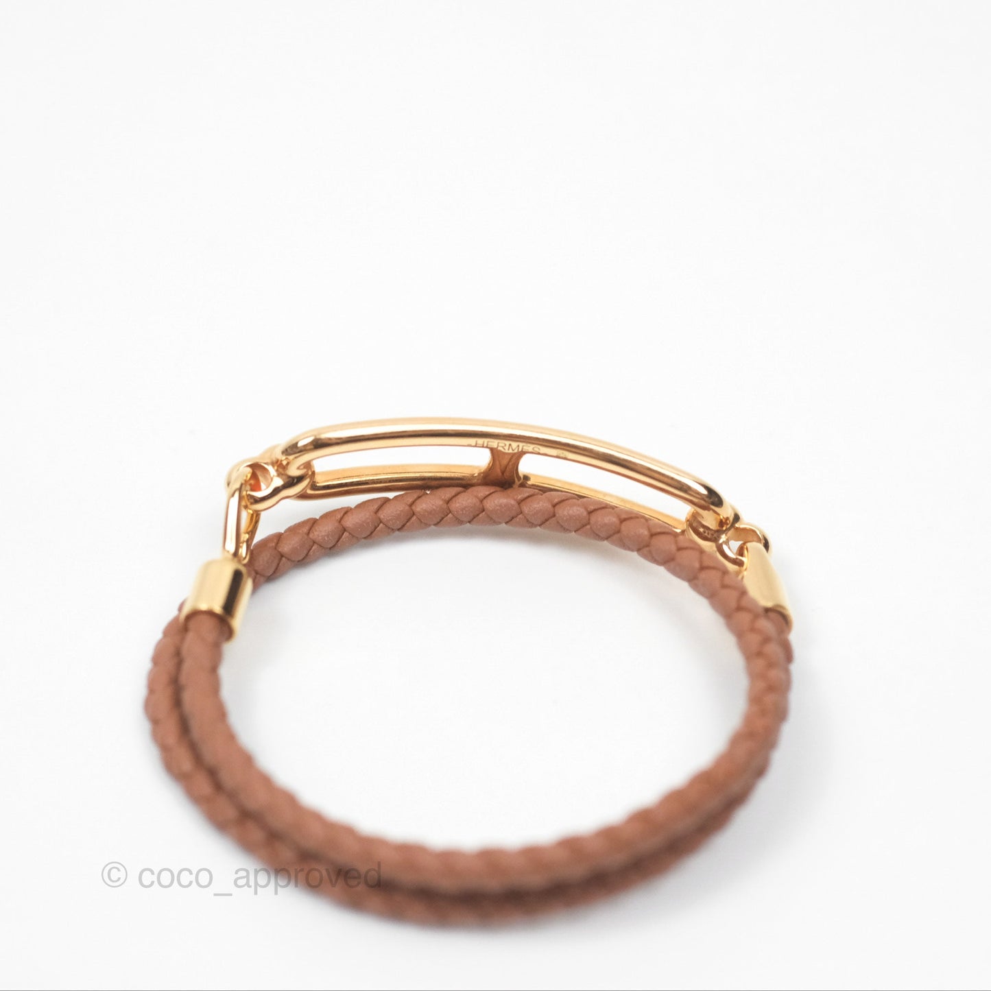 Hermès Roulis Double Tour Bracelet Gold Gold Hardware