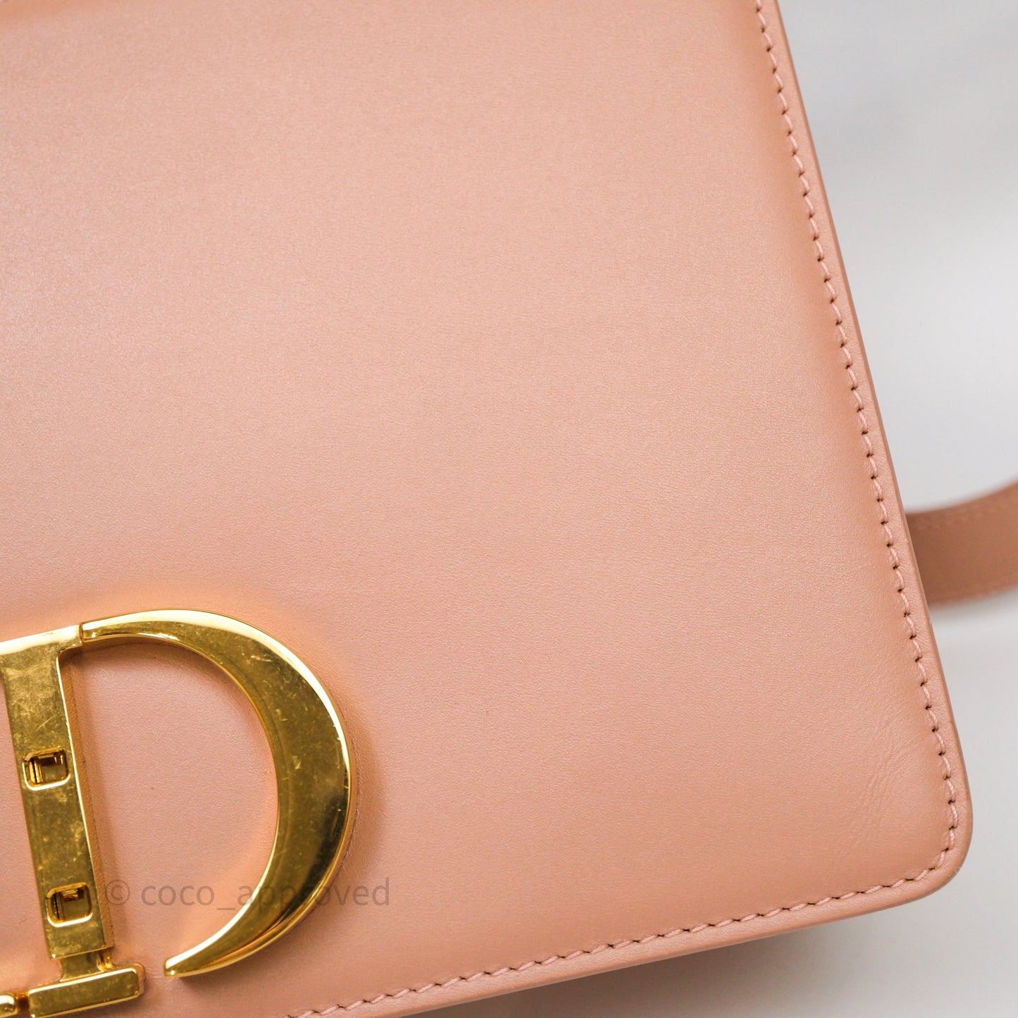 Christian Dior Small 30 Montaigne Bag Pink Calfskin Gold Hardware