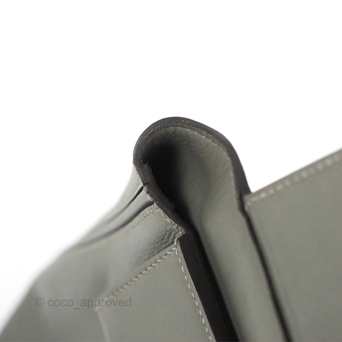 Hermès 24/24 21 Mini Gris Meyer 0L Evercolor/Swift Gold Hardware