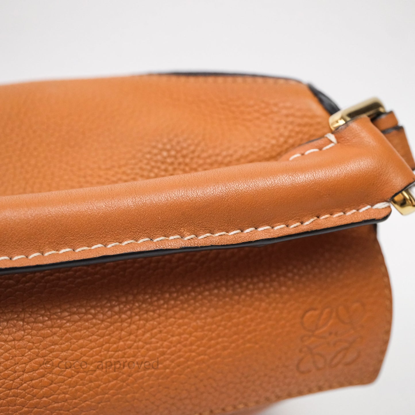 Loewe Small Puzzle Bag Tan Calfskin