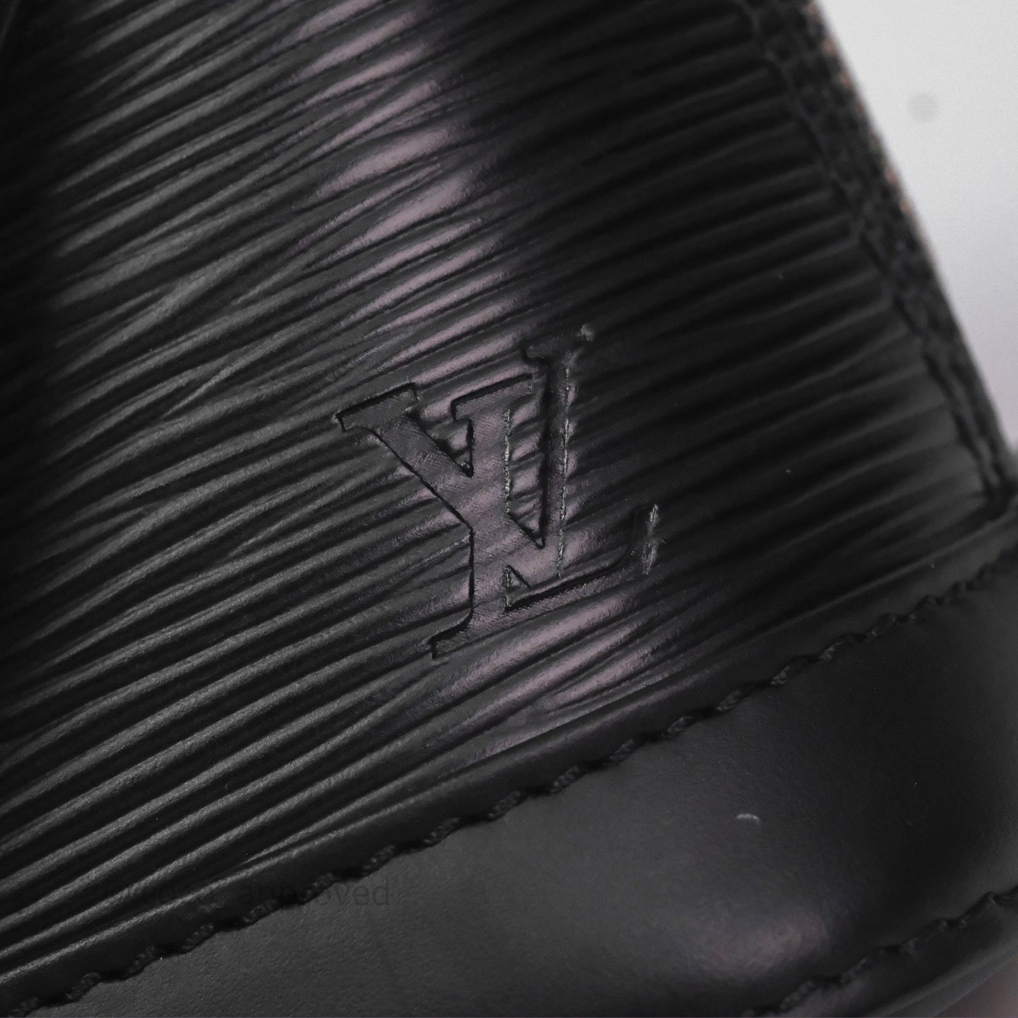 Louis Vuitton Alma Nano Black Silver Hardware