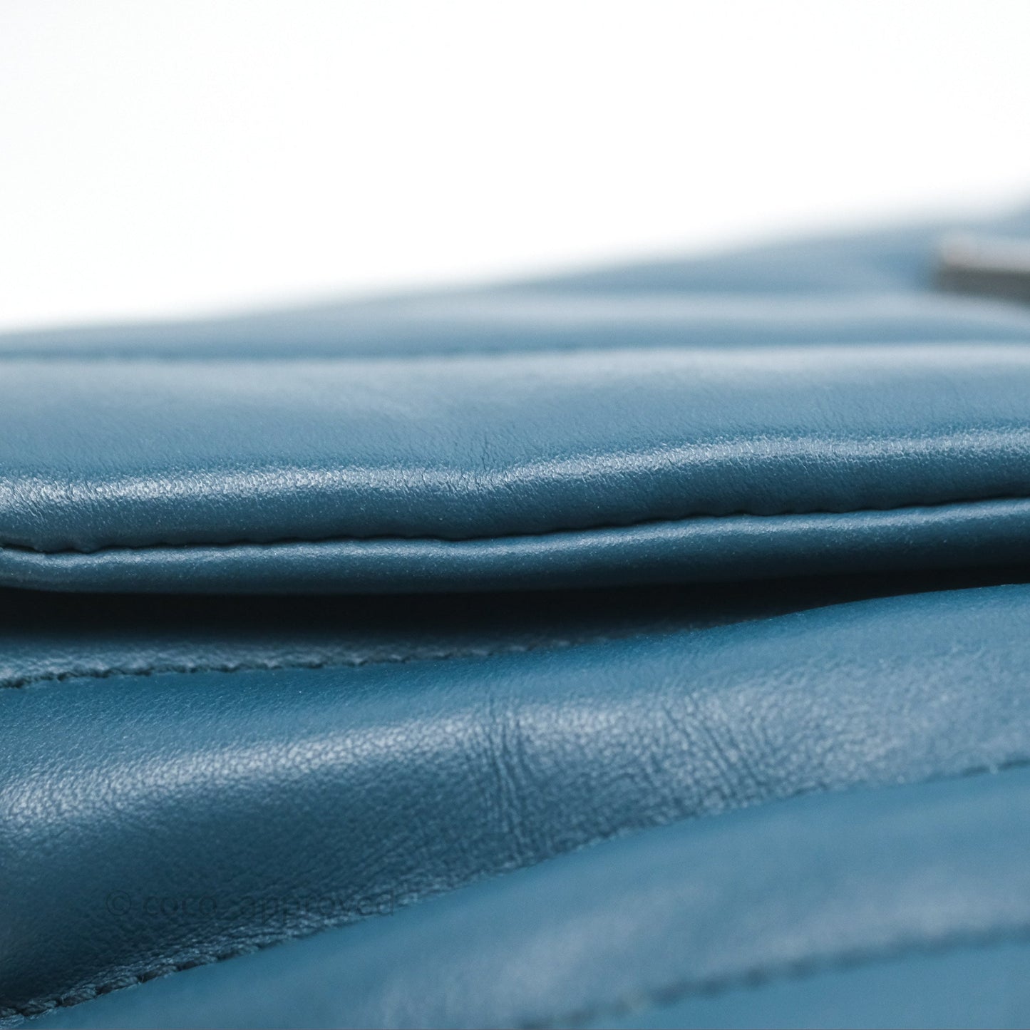 Saint Laurent Loulou Small Flap Bag Turquoise Blue Ruthenum Hardware