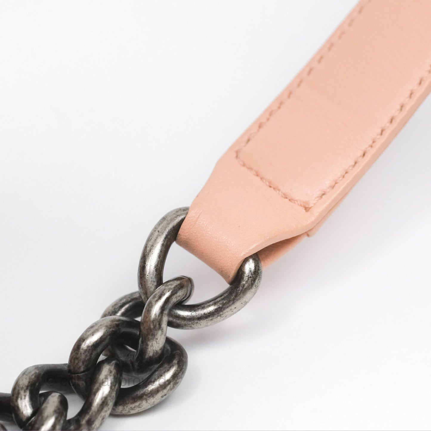 Chanel Quilted New Medium Boy Pink Lambskin Ruthenium Hardware