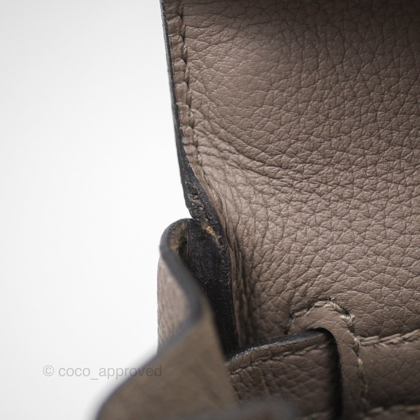 Hermès Retourne Kelly 25 Gris Asphalte M8 Togo Palladium Hardware