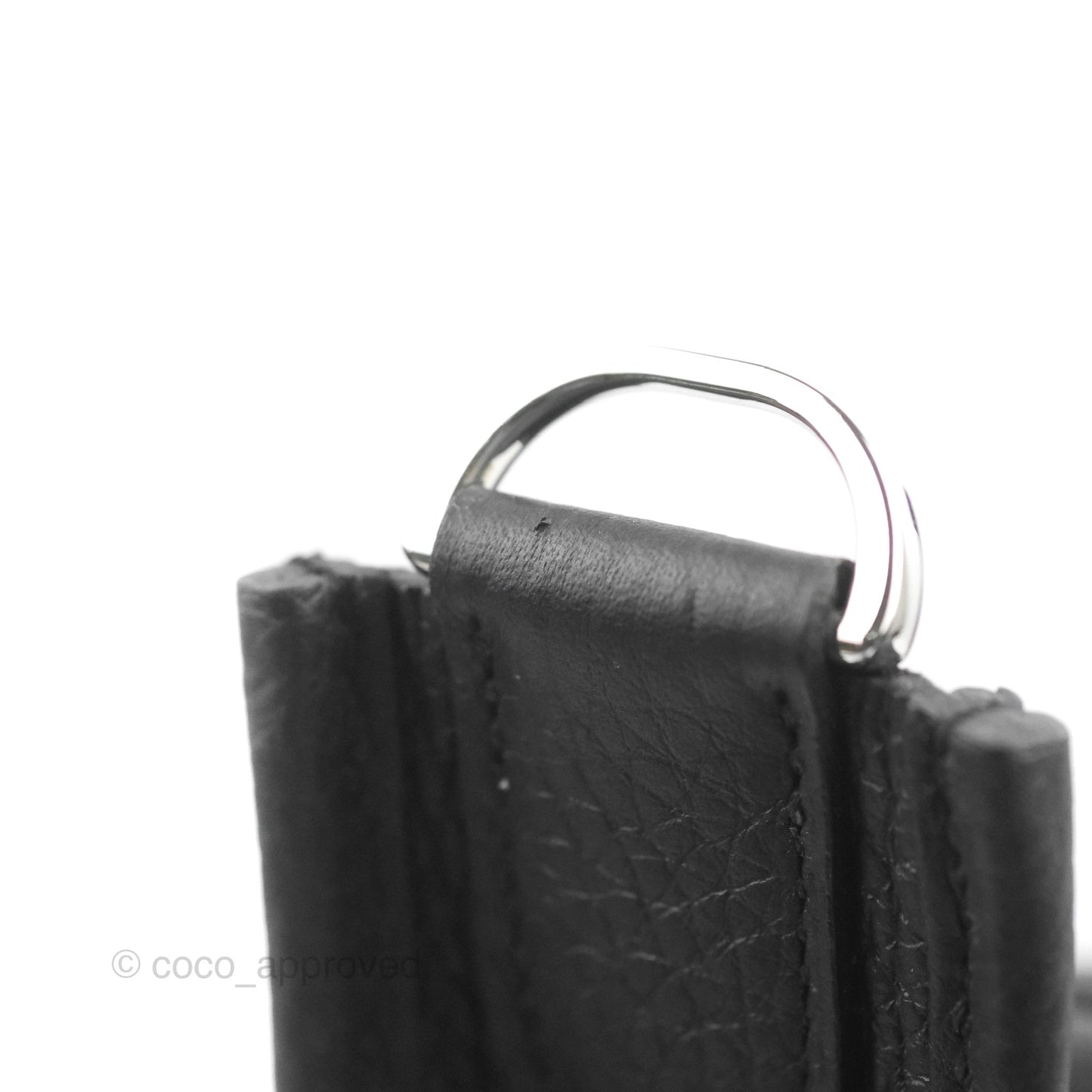 Hermes Evelyne III 29 Black Clemence Silver Hardware