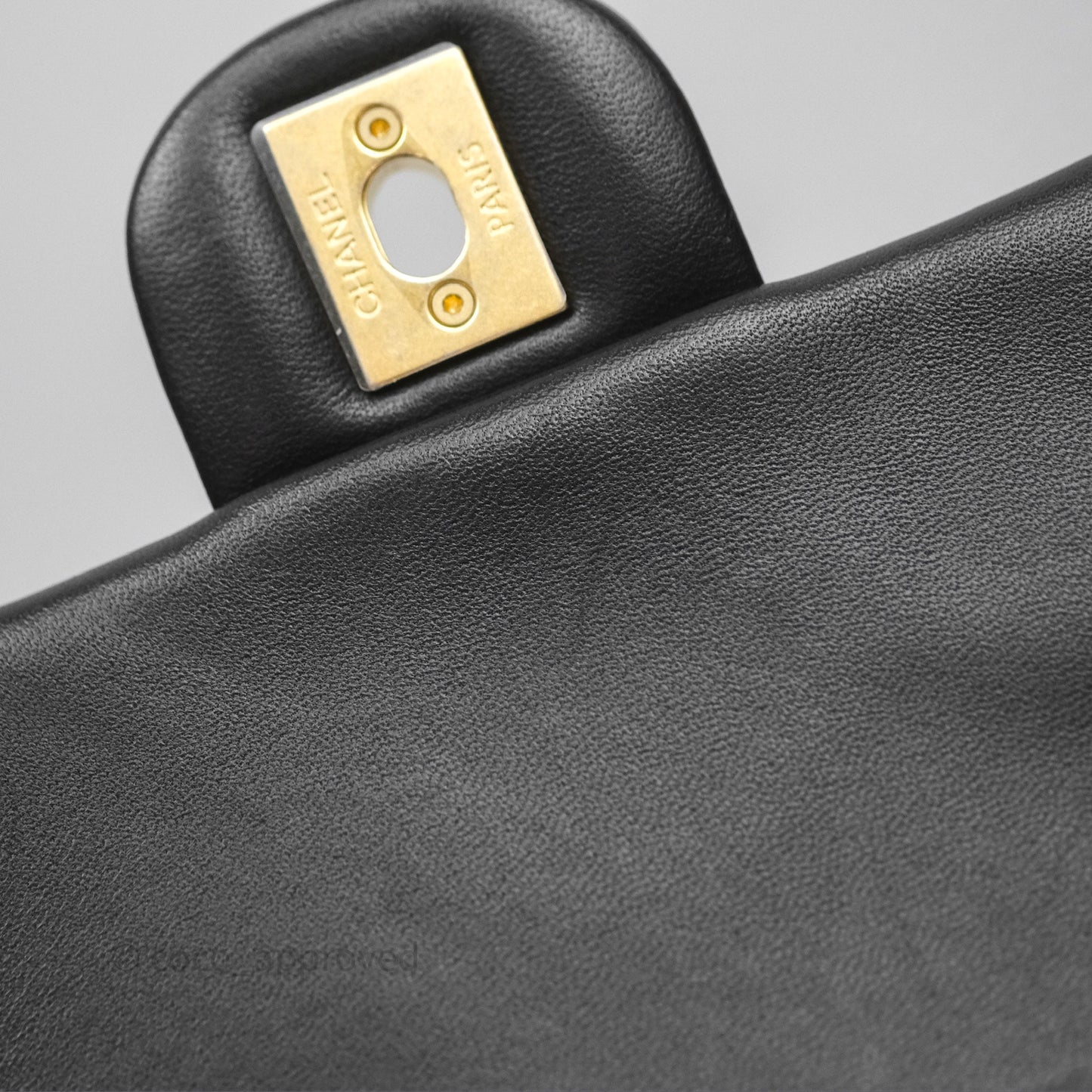 Chanel Quilted My Perfect Mini With Pearl Black Lambskin Gold Hardware 21K