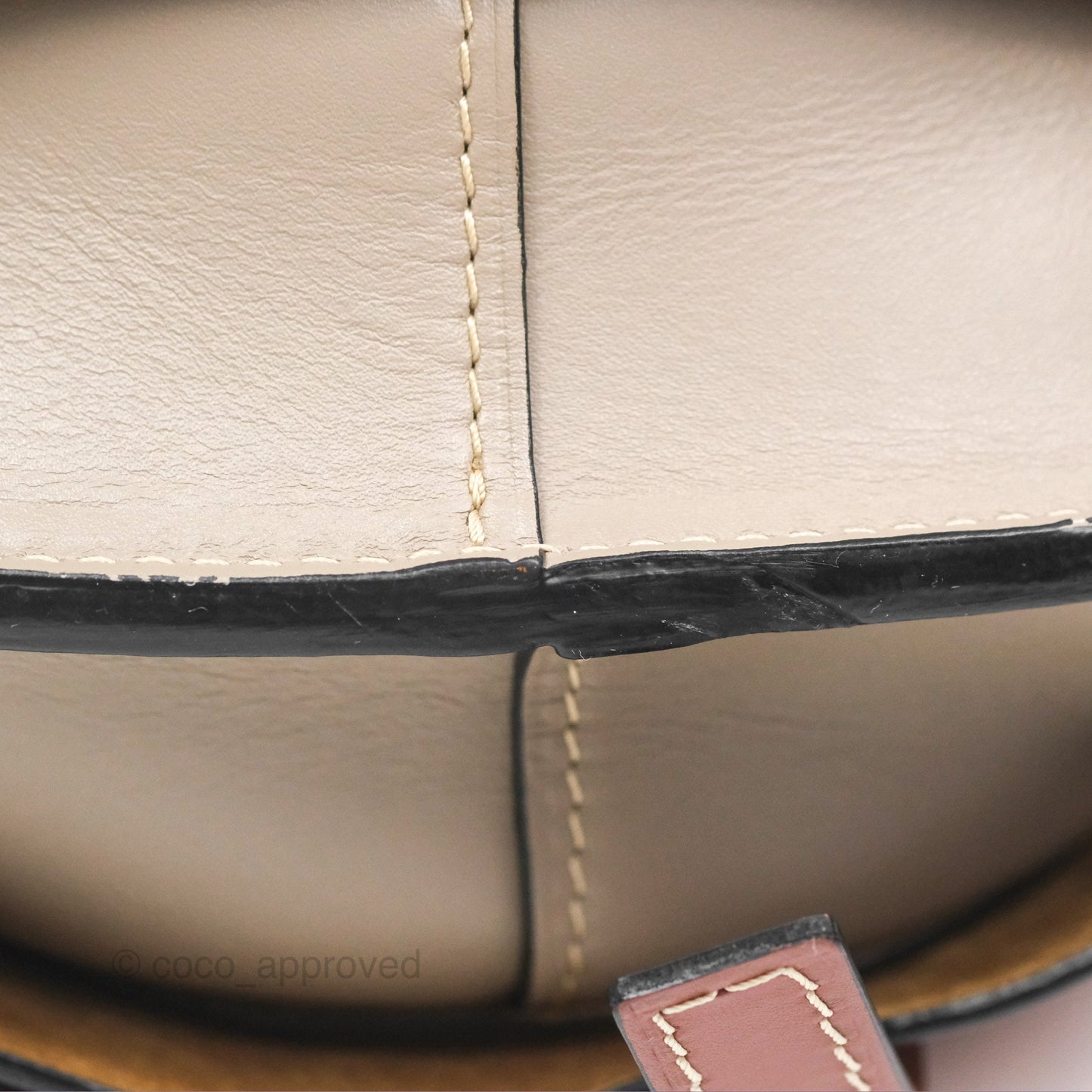 Loewe Small Gate Bag Smooth Calfskin Amber/Light Grey/Rust