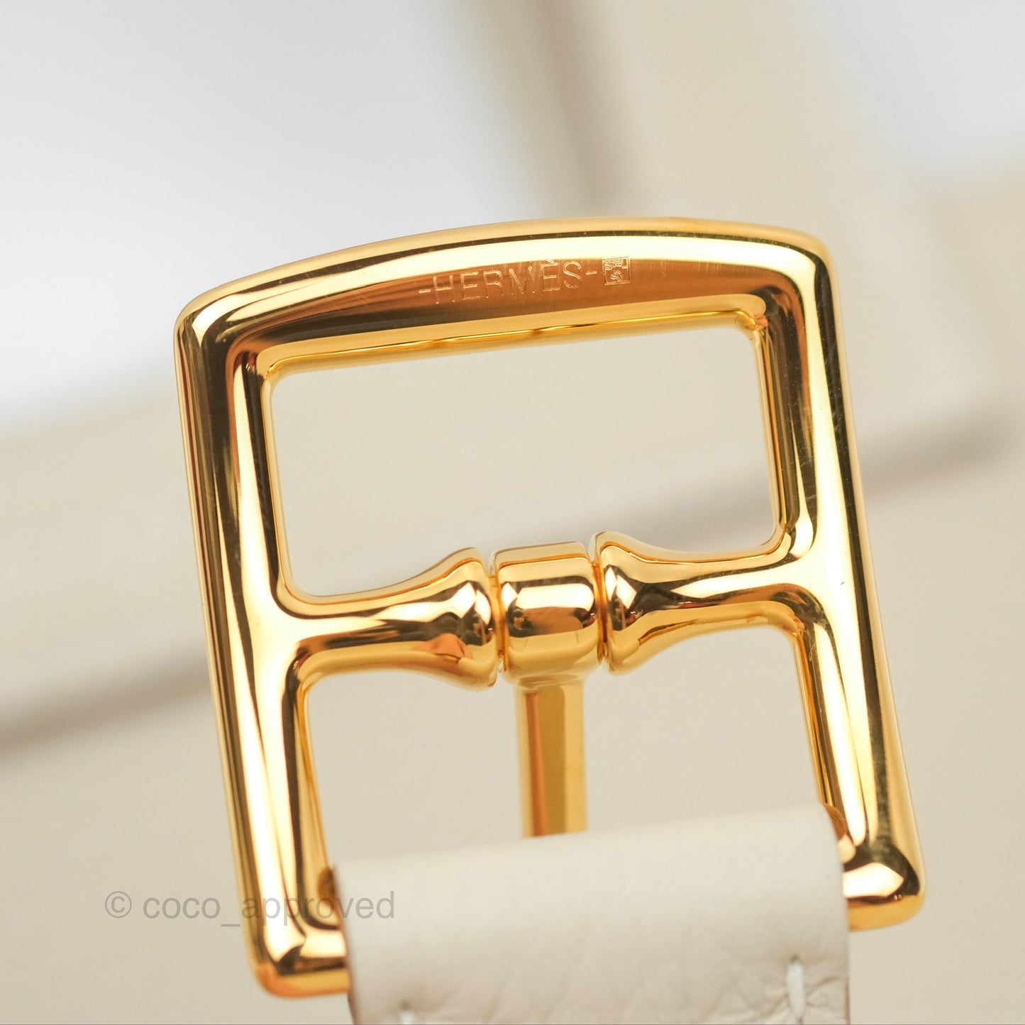 Hermès Halzan 31 Beton Clemence Gold Hardware