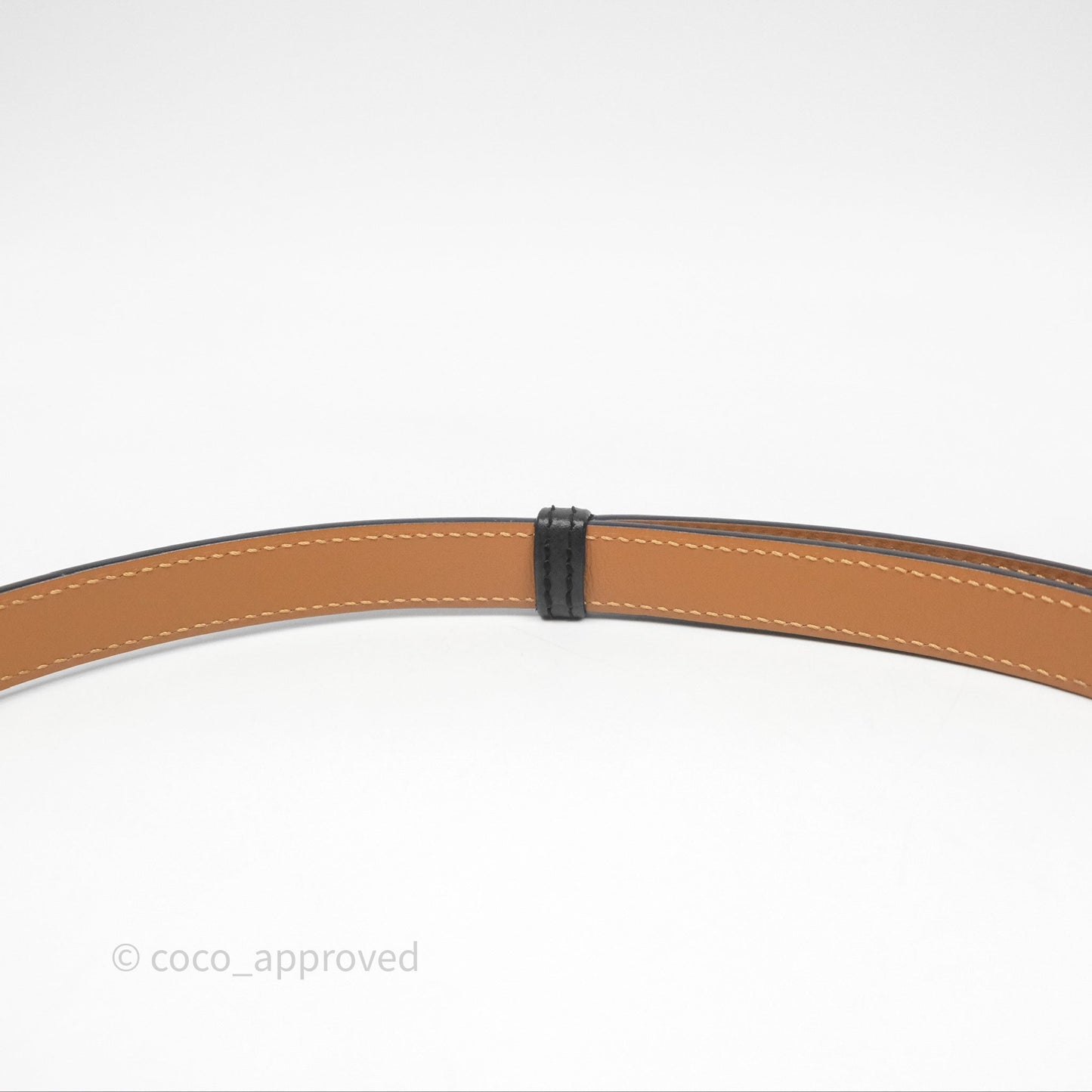 Hermès Kelly Belt Black Noir 89 Epsom Gold Hardware