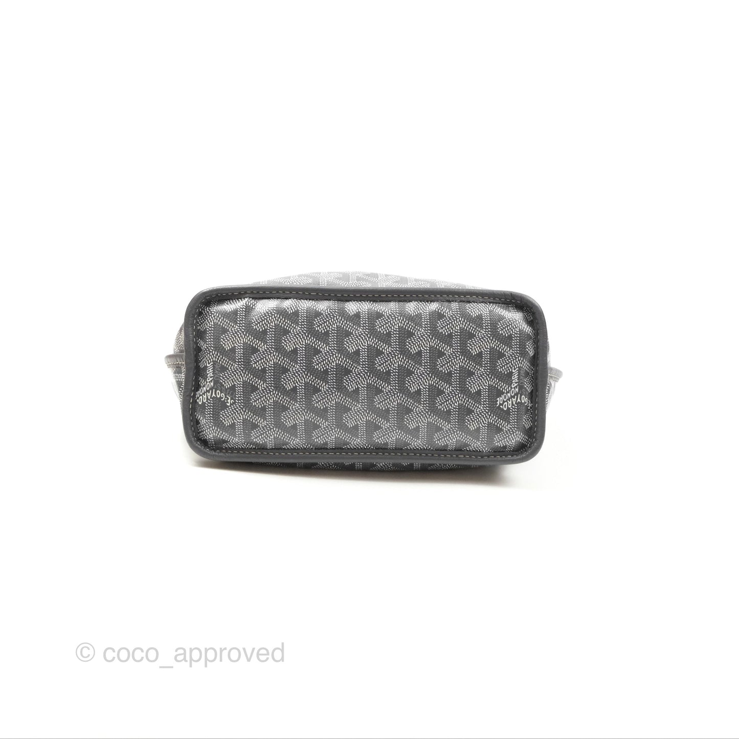 Goyard Anjou Mini Bag Goyardine Canvas Grey
