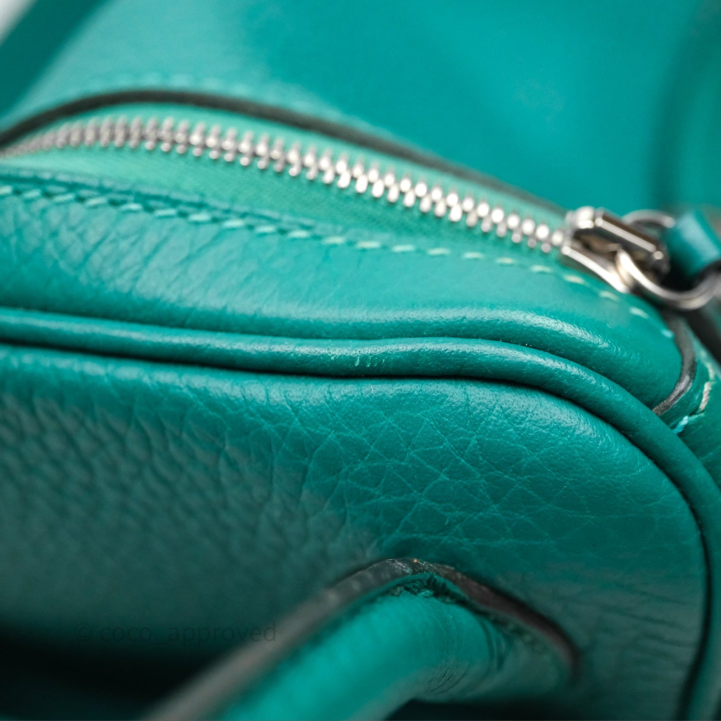 Hermès Lindy 26 Vert Verone U1 Clemence Palladium Hardware