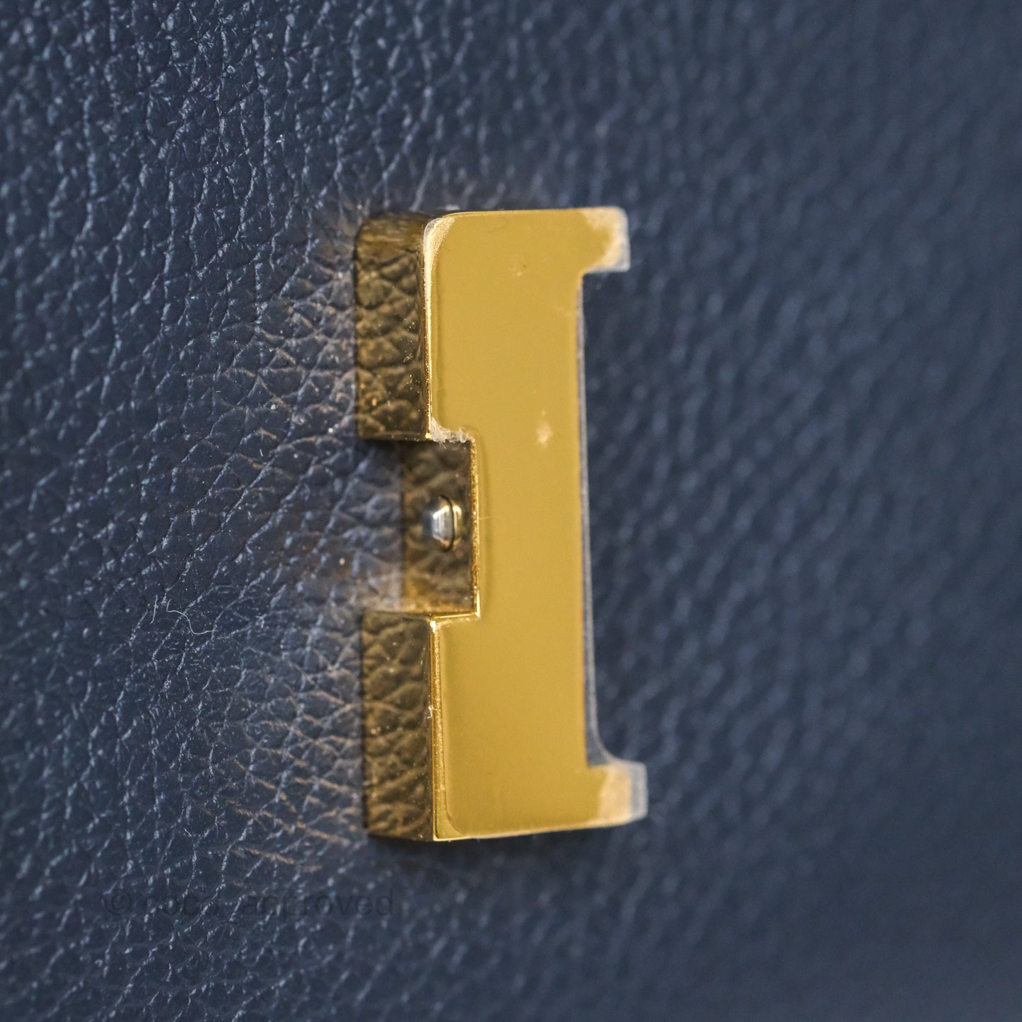 Hermès Constance Long To Go Wallet Blue Nuit 2Z Evercolor Gold Hardware