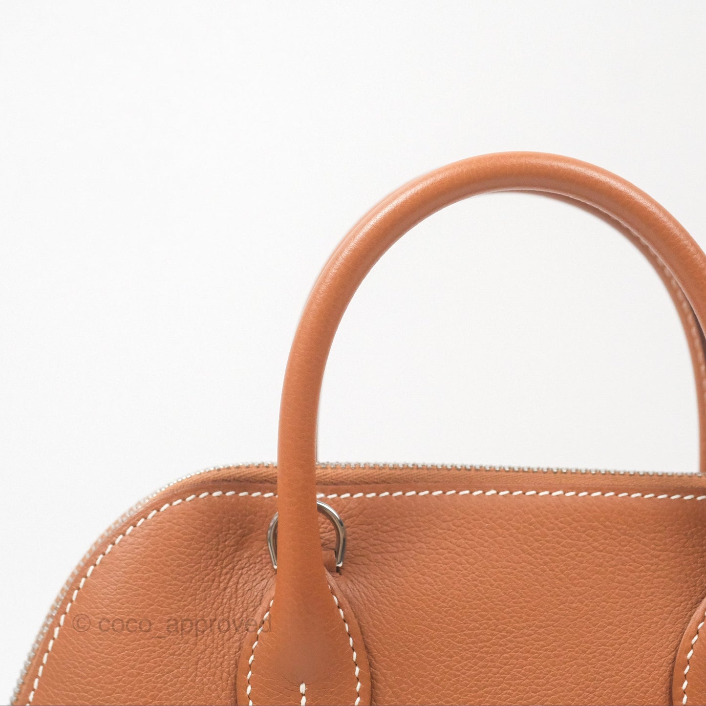Hermès Bolide 1923 25 Gold 37 Evercolor Palladium Hardware