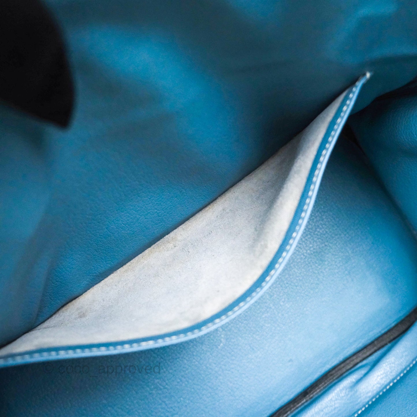 Hermès Birkin 30 Blue Jean Togo Palladium Hardware