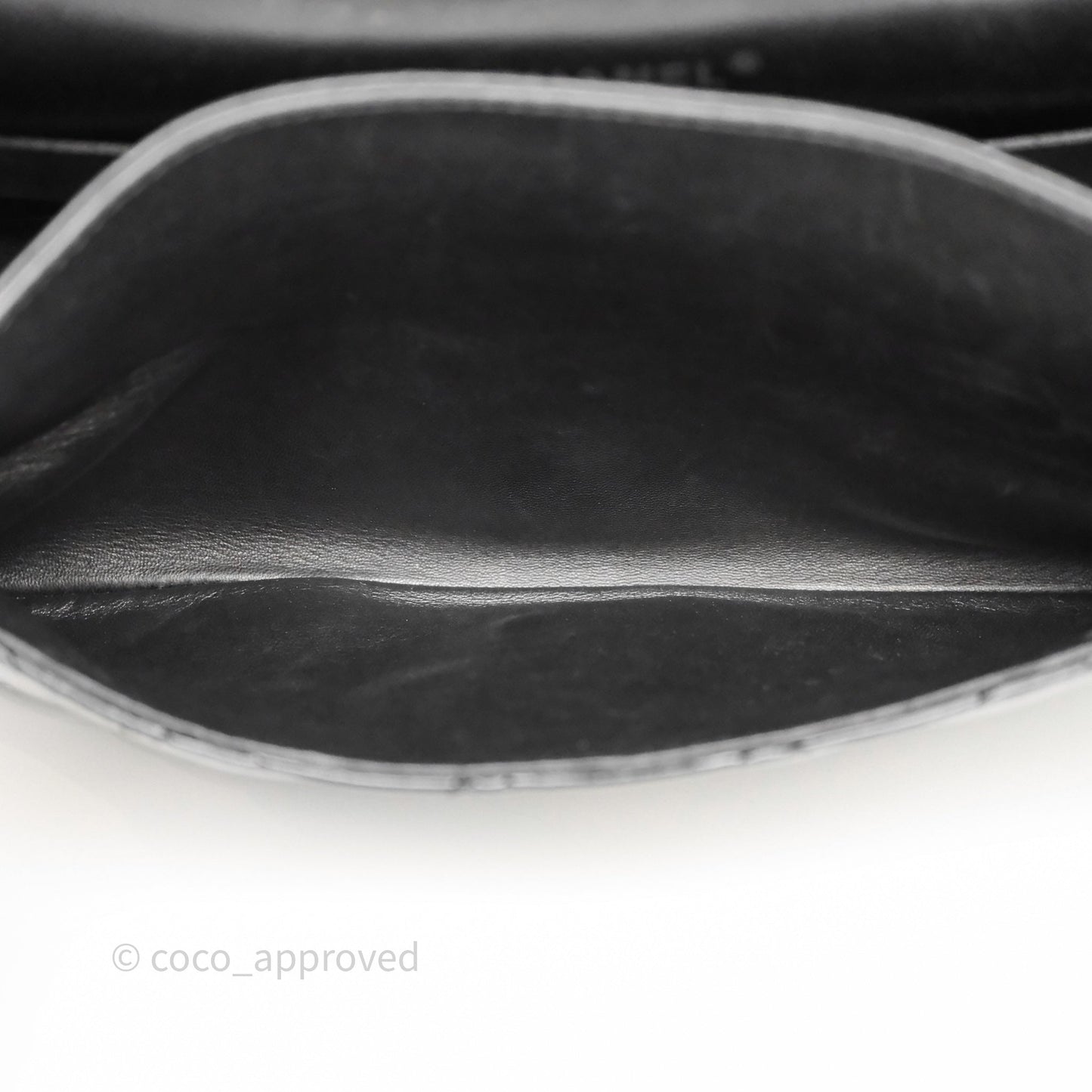 Chanel 2.55 Reissue Glazed Calfskin So Black 227 Silver Hardware