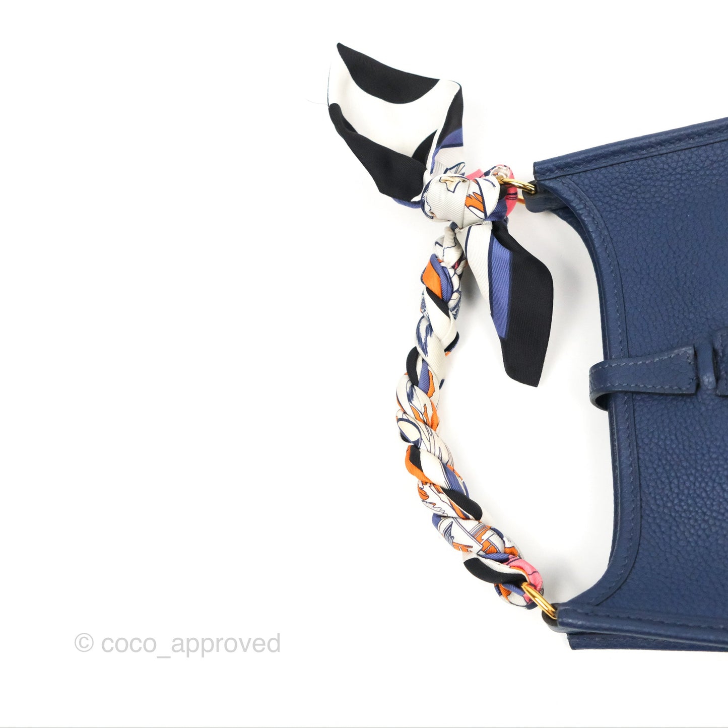 Hermès Mini Evelyne 16 Amazone Bleu Saphir/ Bleu Indigo Gold Hardware