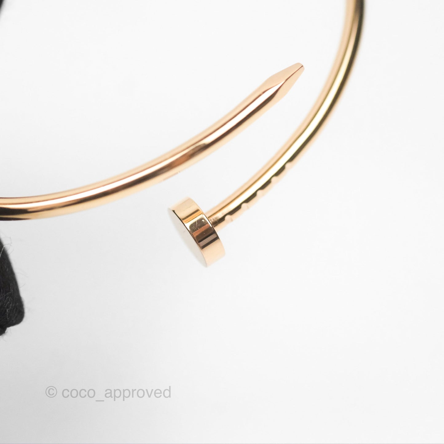 Cartier Small Juste Un Clou Bracelet Rose Gold Size 15