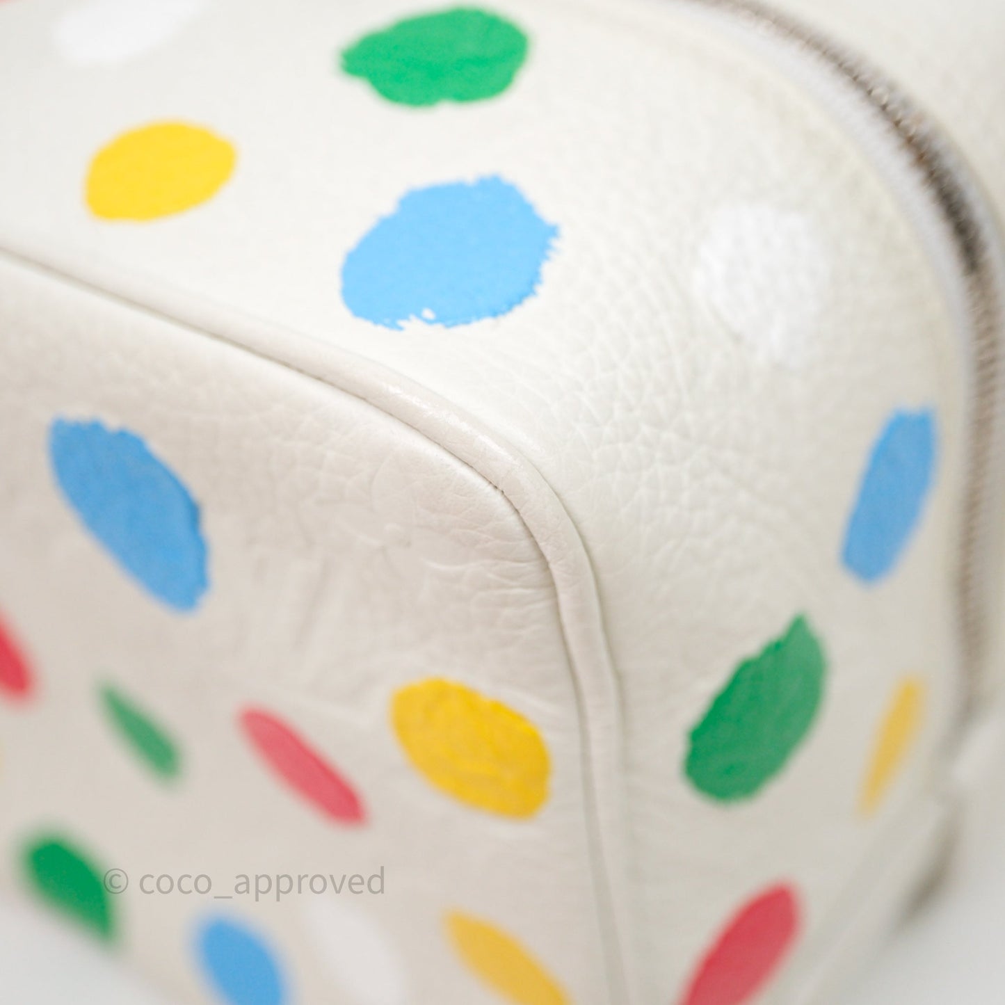Louis Vuitton x Yayoi Kusama Square With Handle Chain Bag White