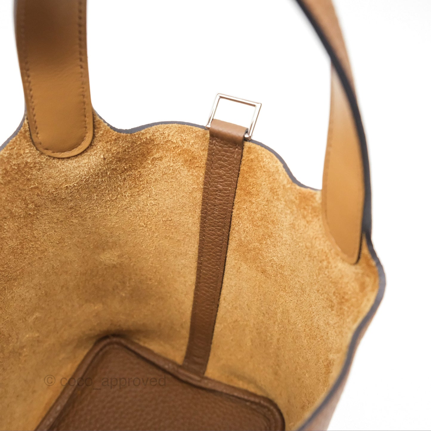 Hermès Picotin Lock 18 Alezan 3G/ Biscuit 48 Clemence Palladium Hardware