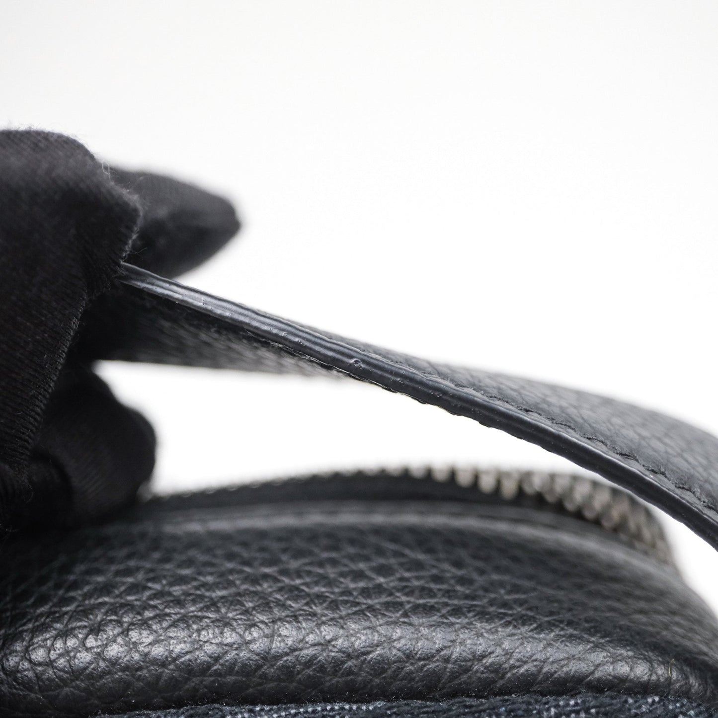 Christian Dior Men's Crossbody Bag Black Oblique Canvas