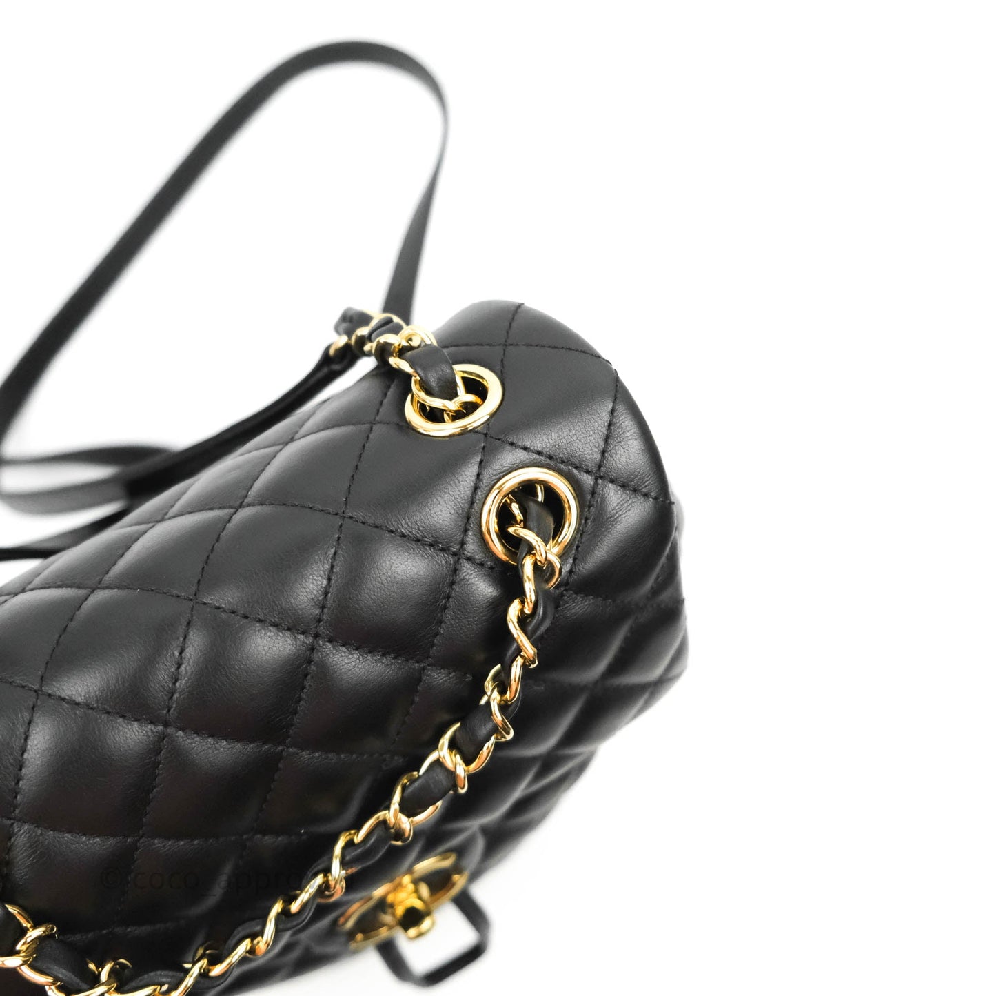 Chanel Quilted Small Urban Spirit Backpack Calfskin Black Gold Hardware