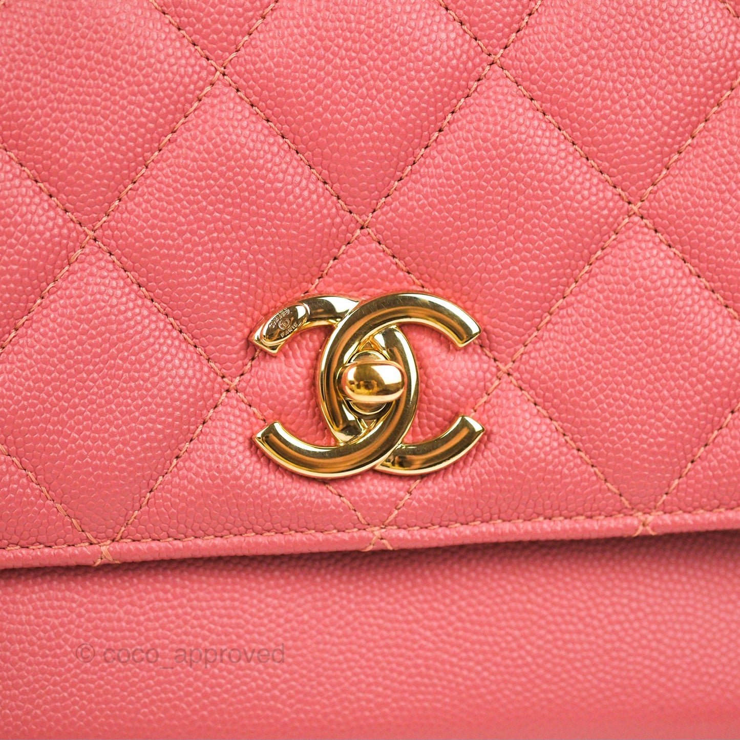 Chanel Quilted Medium Business Affinity Flap Pink Caviar Gold Hardware