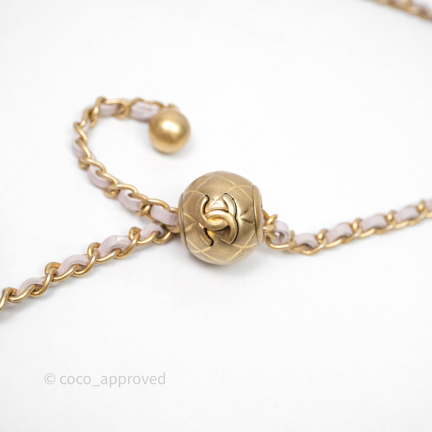Chanel Pearl Crush Mini Clutch Belt Bag Lilac Lambskin Aged Gold Hardware