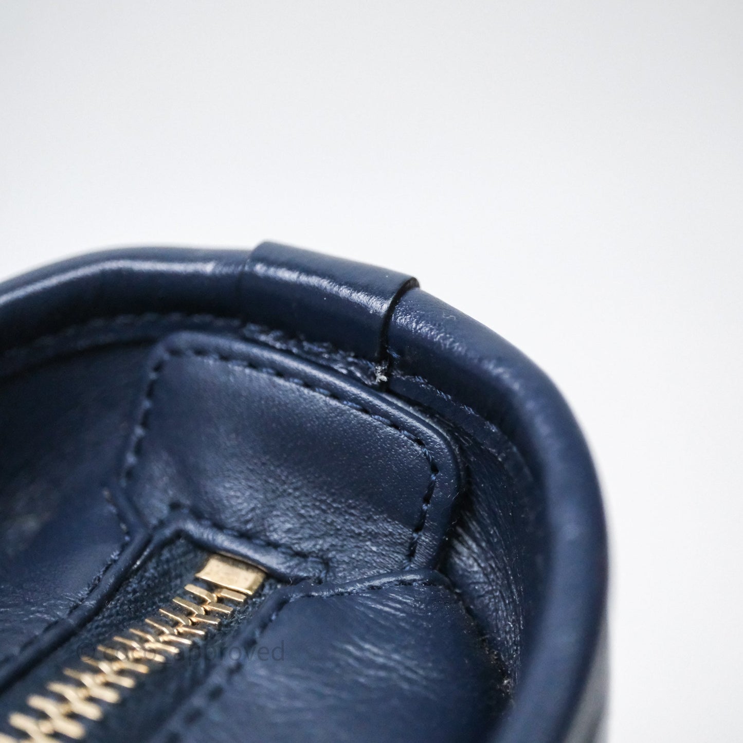 Chanel Quilted Small Gabrielle Hobo Navy Aged Calfskin Mixed Hardware