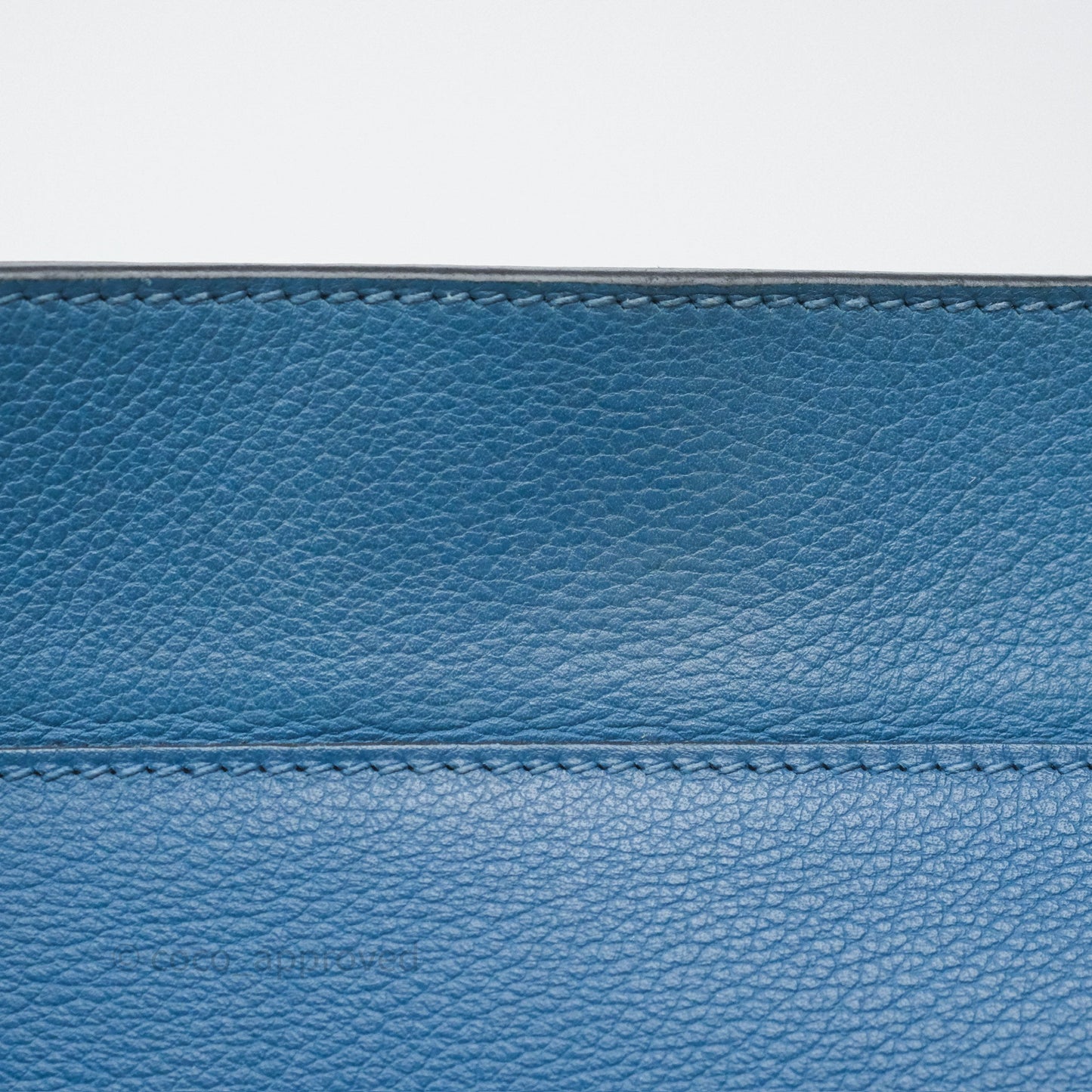 Hermès ToolBox 20 Bleu Cobalt 7C Evercolor Palladium Hardware