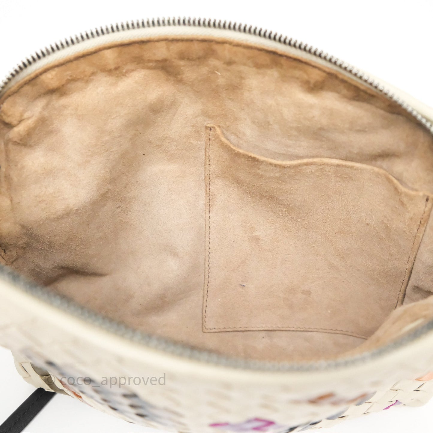 Bottega Veneta Nodini Crossbody Bag Cement Abstract Nappa Intrecciato