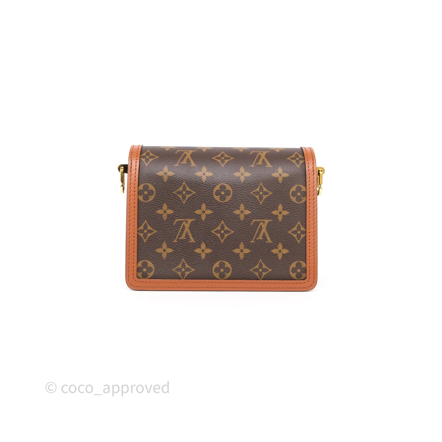 Louis Vuitton Mini Dauphine Monogram Tan Calfskin