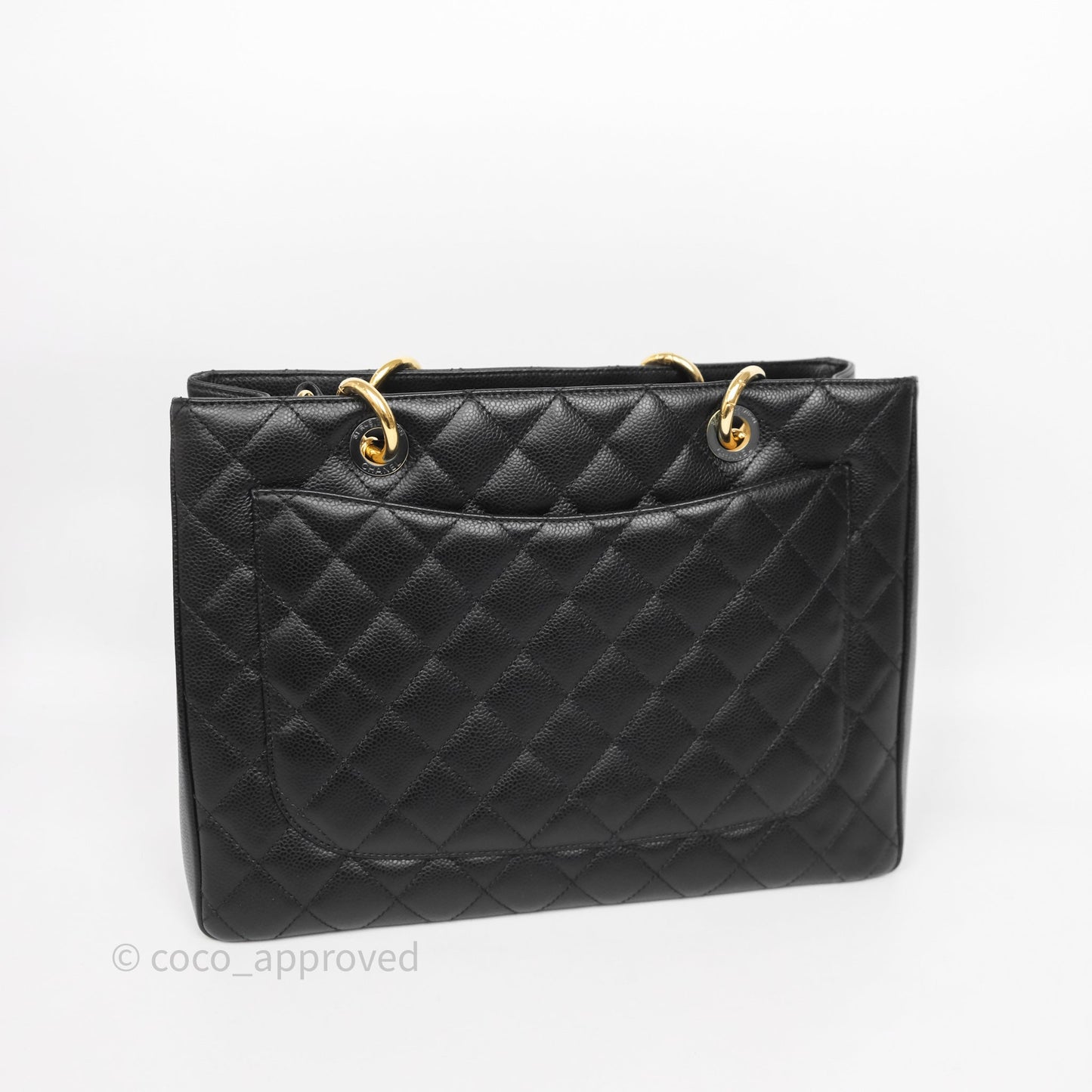 Chanel GST Black Caviar Gold Hardware