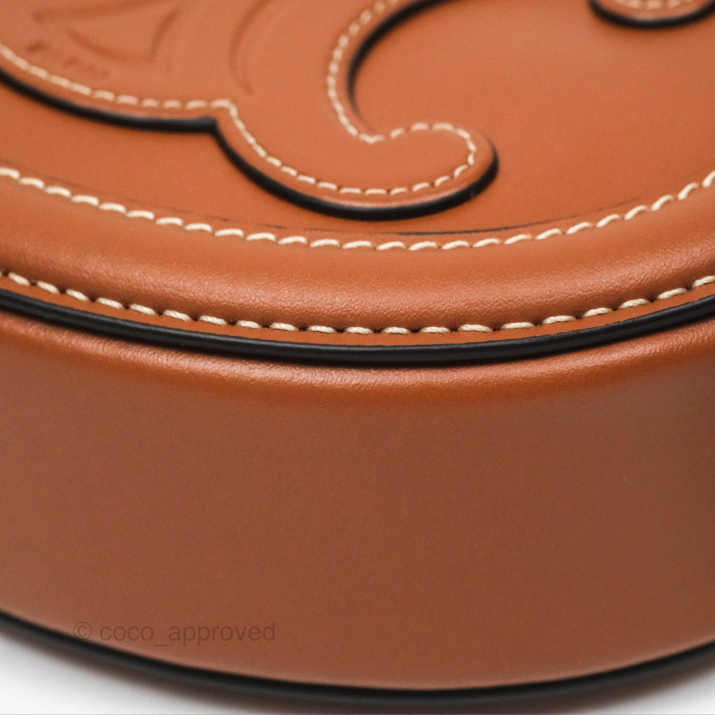 Celine Oval Bag Cuir Triomphe Tan Calfskin