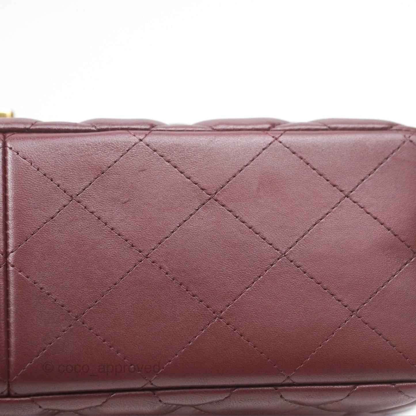 Chanel Jumbo Double Flap Burgundy Lambskin Gold Hardware