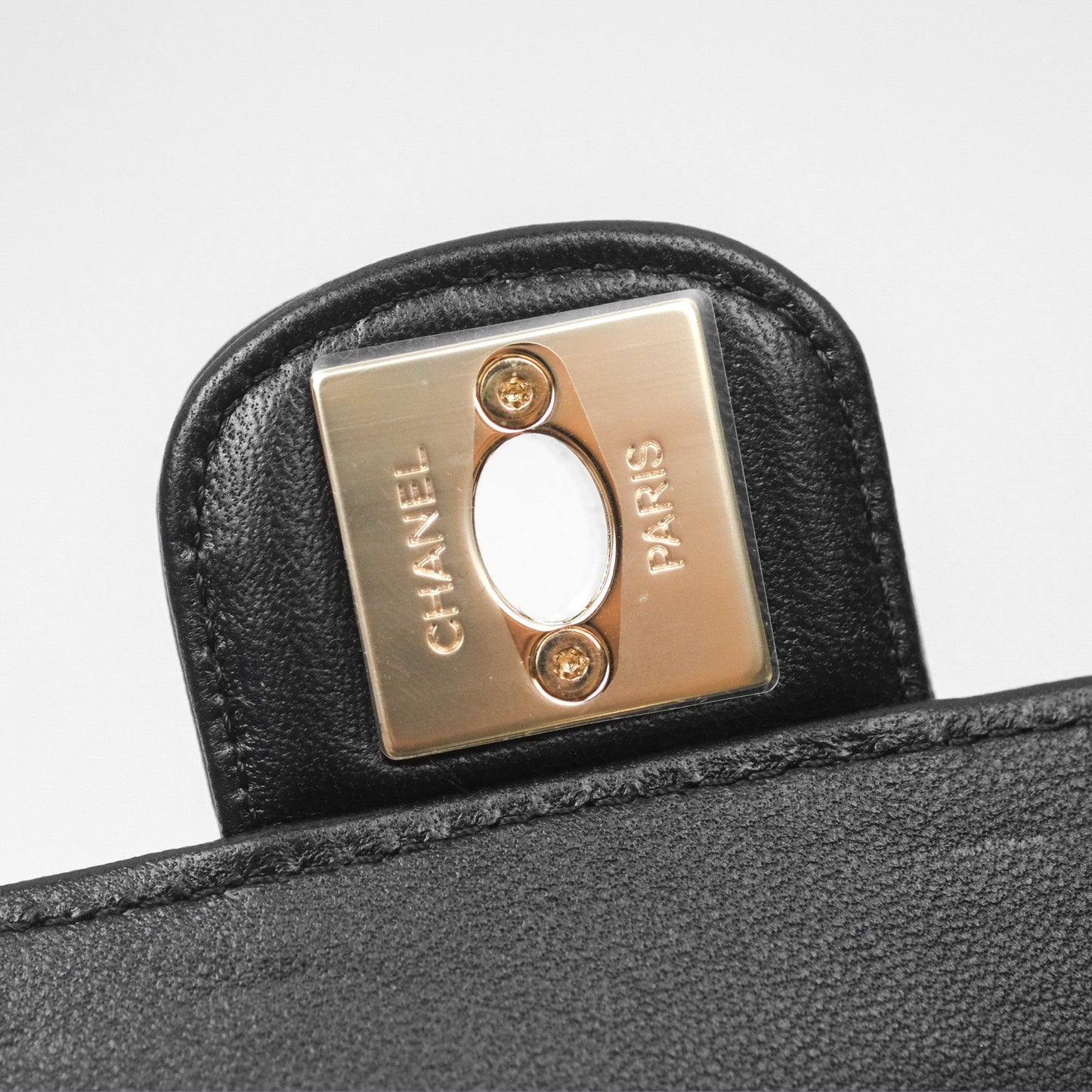 Chanel Small Heart Bag Black Lambskin Gold Hardware 22S