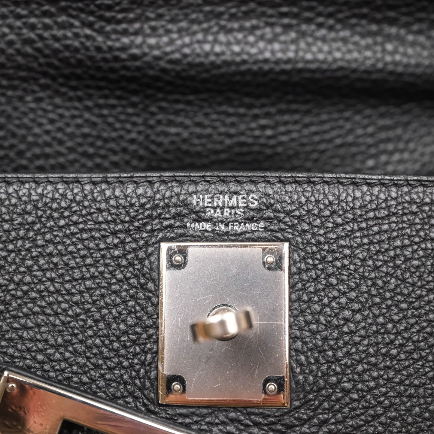 Hermès Kelly Ado Backpack GM Black Noir 89 Togo Palladium Hardware