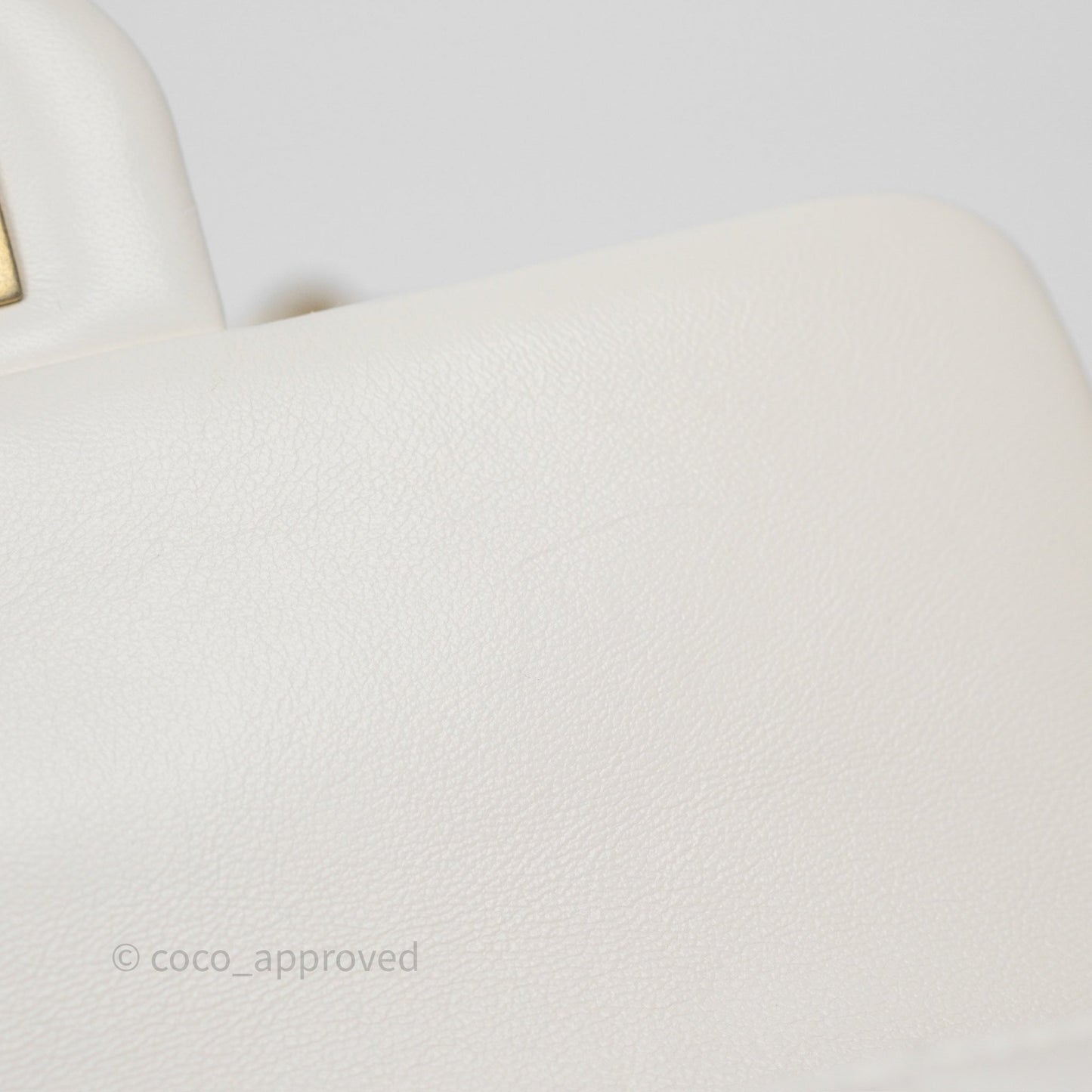 Chanel Small Fancy Jewel Flap White Shiny Lambskin Aged Gold Hardware 23S