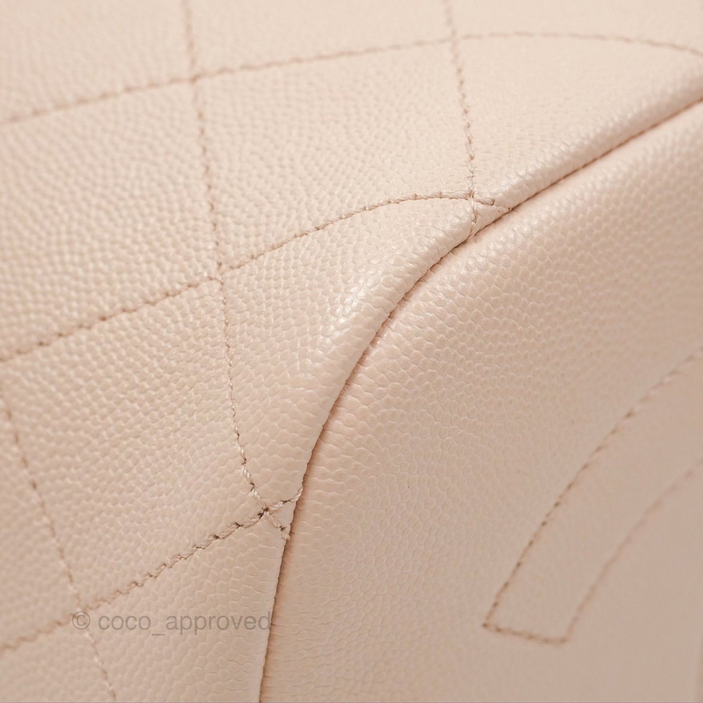 Chanel Quilted Top Handle Drawstring Bucket Bag Pink Caviar Aged Gold Hardware
