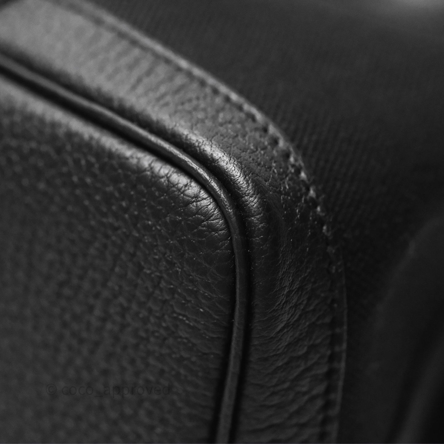 Hermès Garden Party 30 Canvas Noir 89 Black