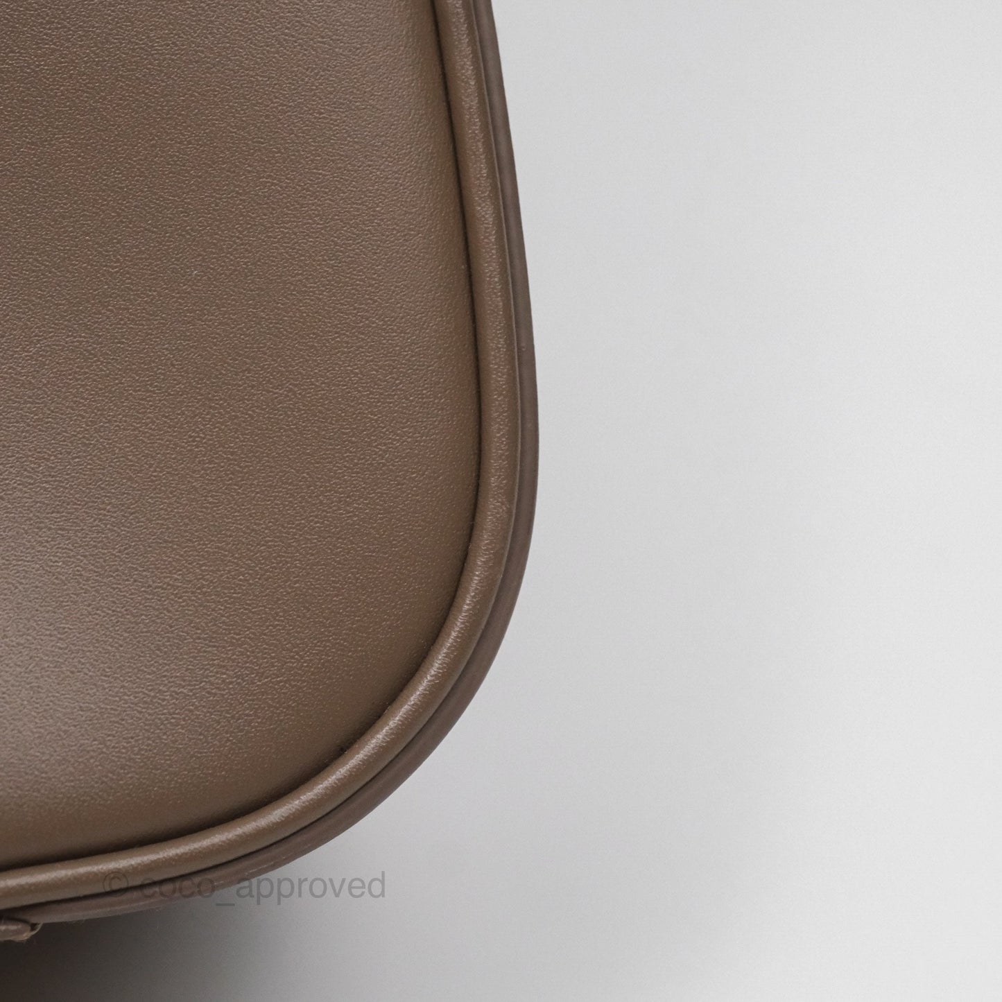Saint Laurent Le 5 À 7 Taupe Calfskin Bronze Brass Hardware