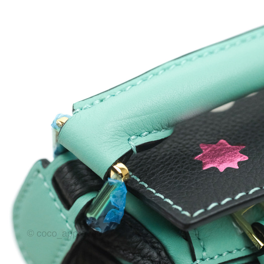 Loewe x Spirited Away Mini Puzzle Mint Calfskin